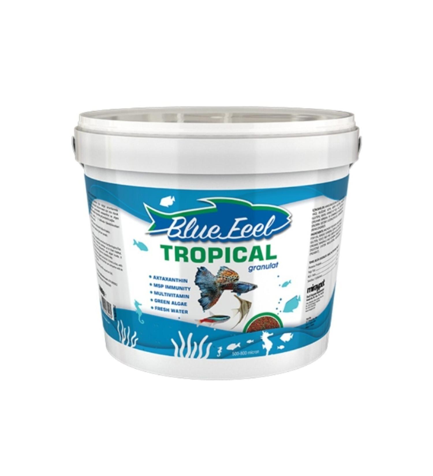 Blue Feel 500 Gram Tropical Granules (500-800 Micron) Fish Food