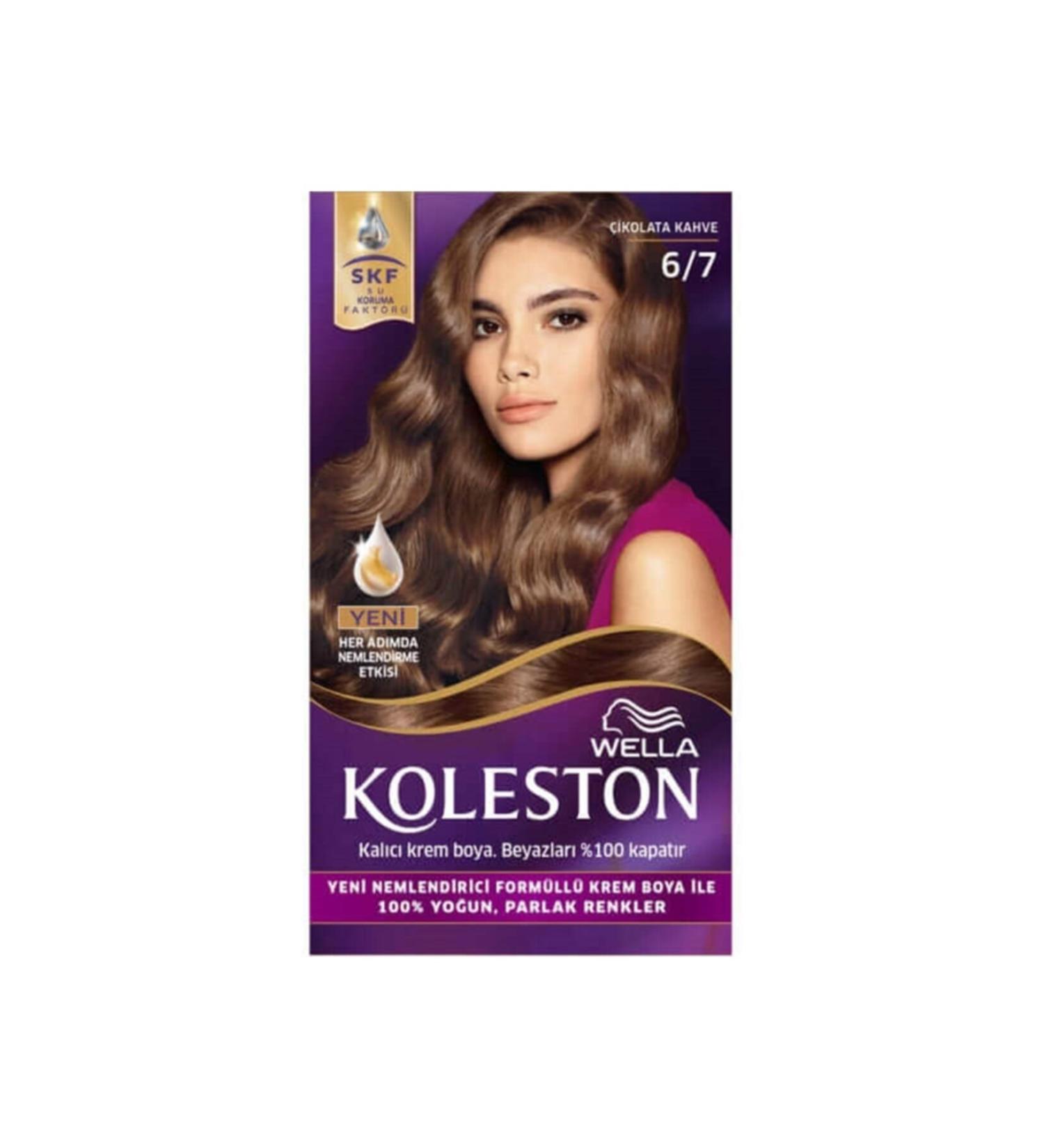 Wella Kit 6/7 Chocolate Brown Hair Dye