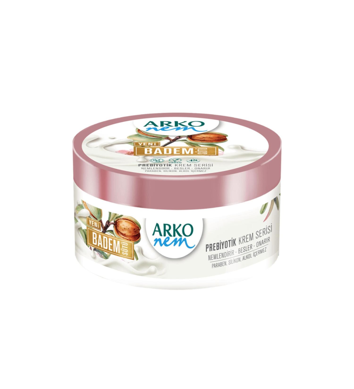 Arko Nem Prebiotic Hand and Body Cream Almond Milk 250 ml