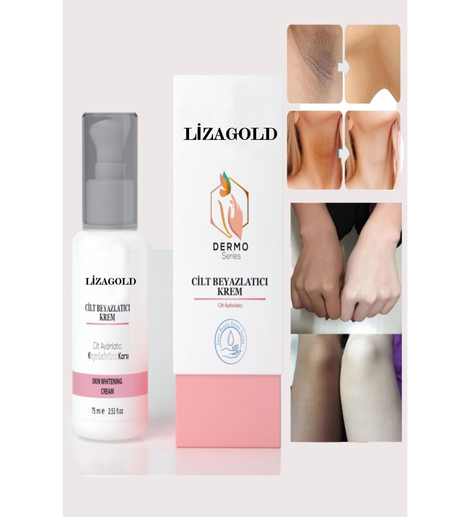 LIZAGOLD Underarm Private Area Darkening Whitening Brightening Cream 75 Ml