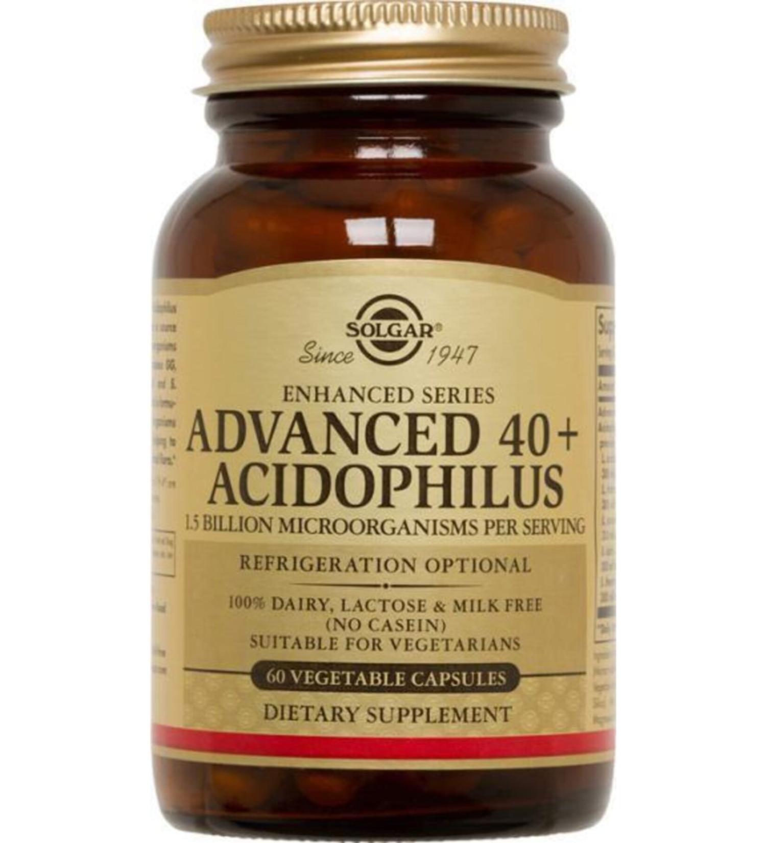 Solgar Advanced 40+ Acidophilus 60 Cap
