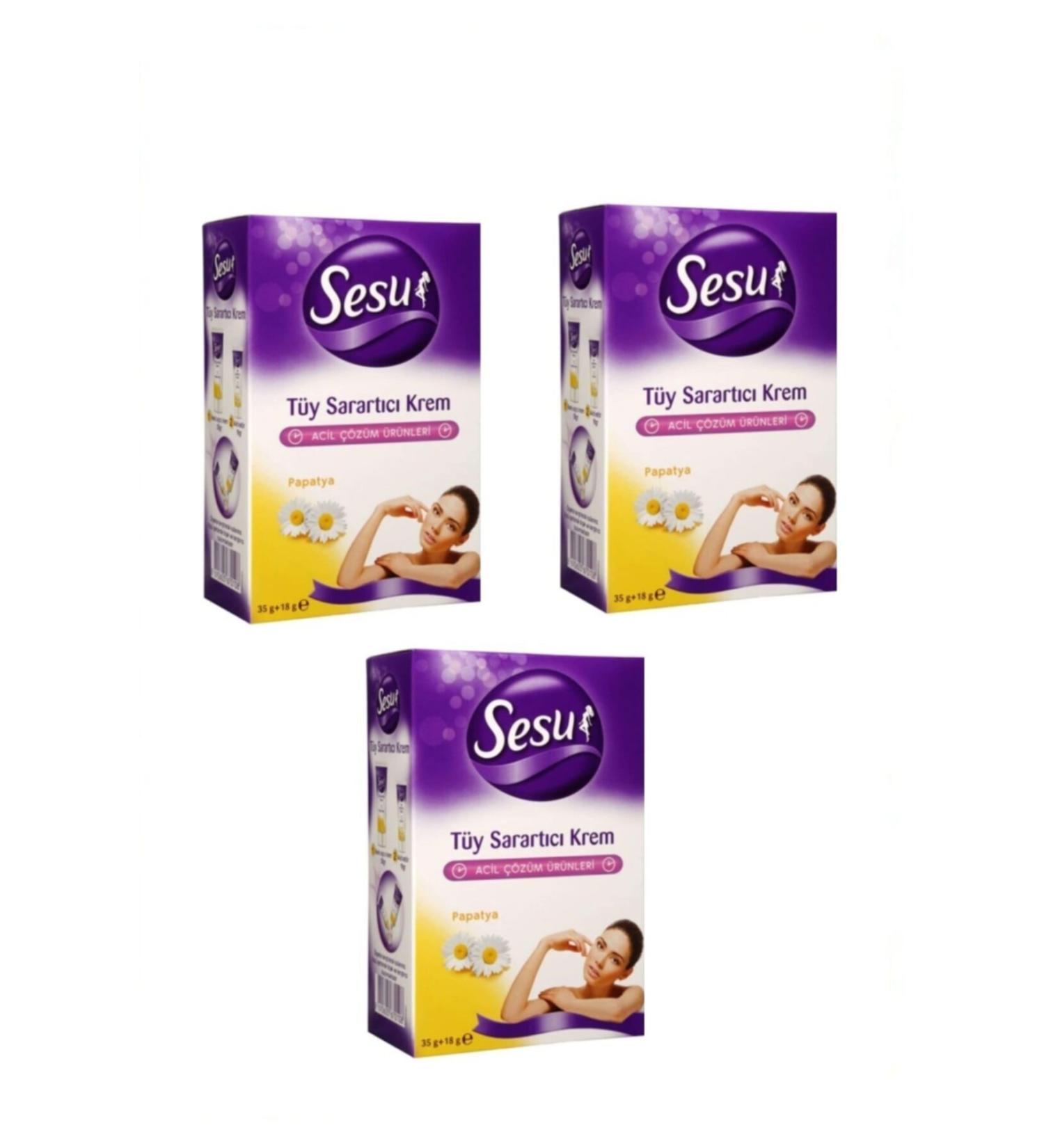 Sesu - Feather Bleaching Cream 3 Pieces 35 18 Gr 3 Pieces 35 18 gr Feather Bleaching