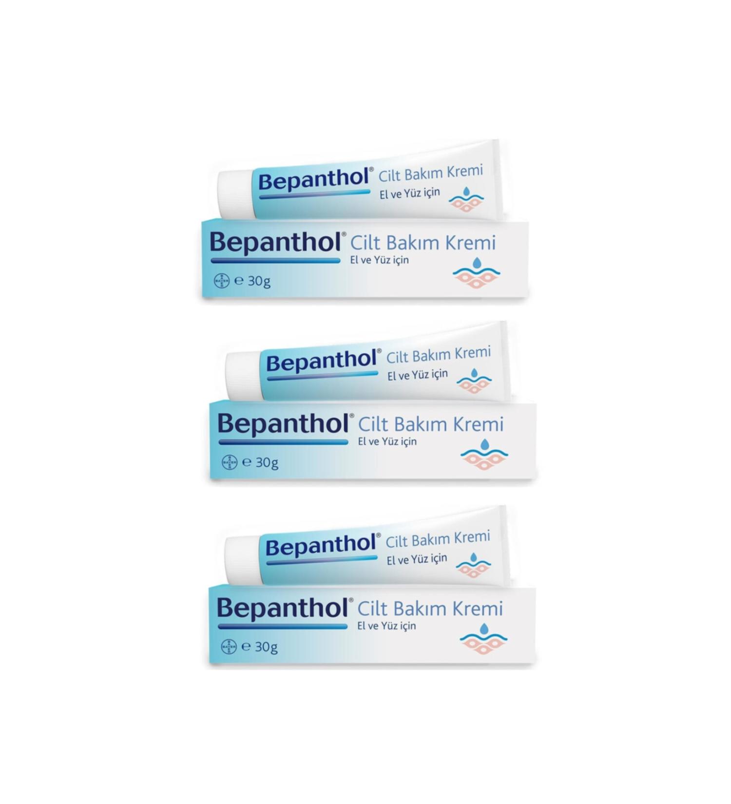 Bepanthol Skin Care Cream 30 gr 3 Pieces