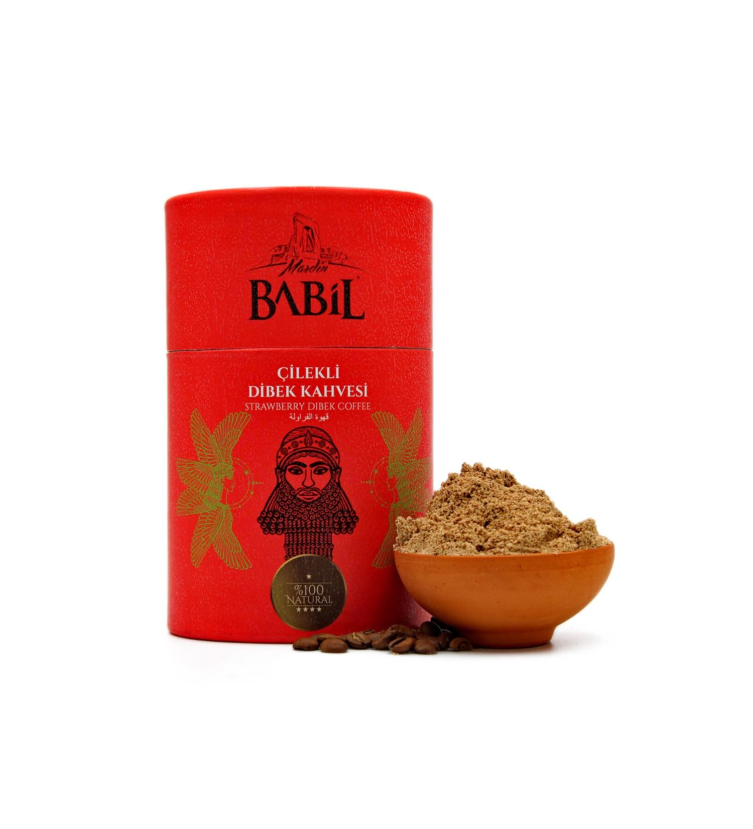 Strawberry Dibek Coffee 400 Gr Cylinder Box