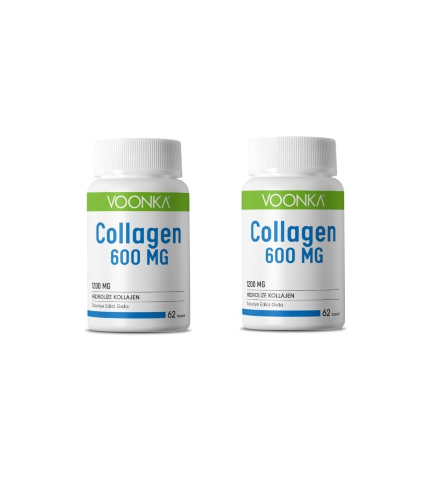 Voonka Collagen 600 Mg 62 Capsules 2 Pieces