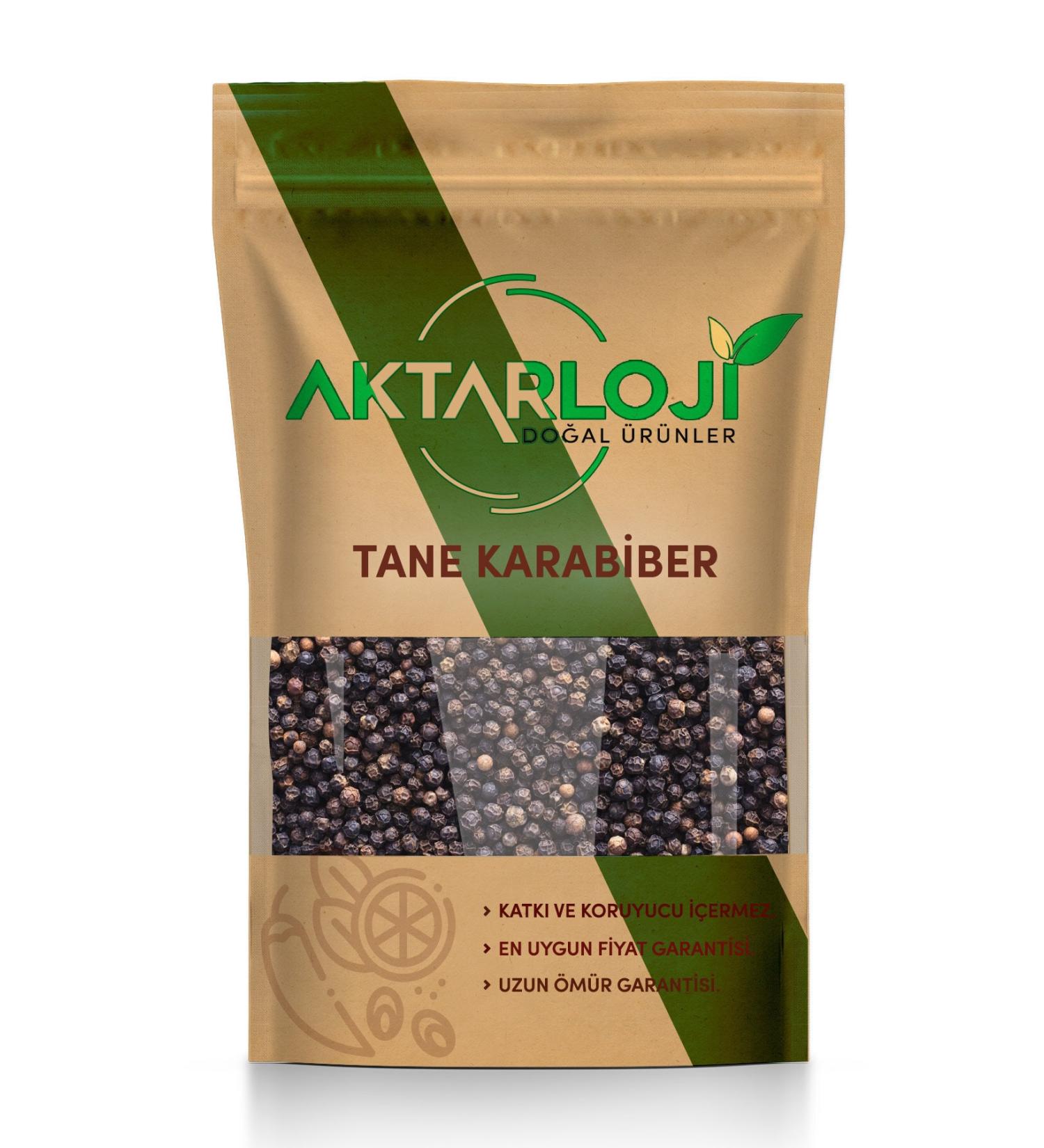 Aktarloji 2 kg Grain Black Pepper Lux 520 Caliber Sifted
