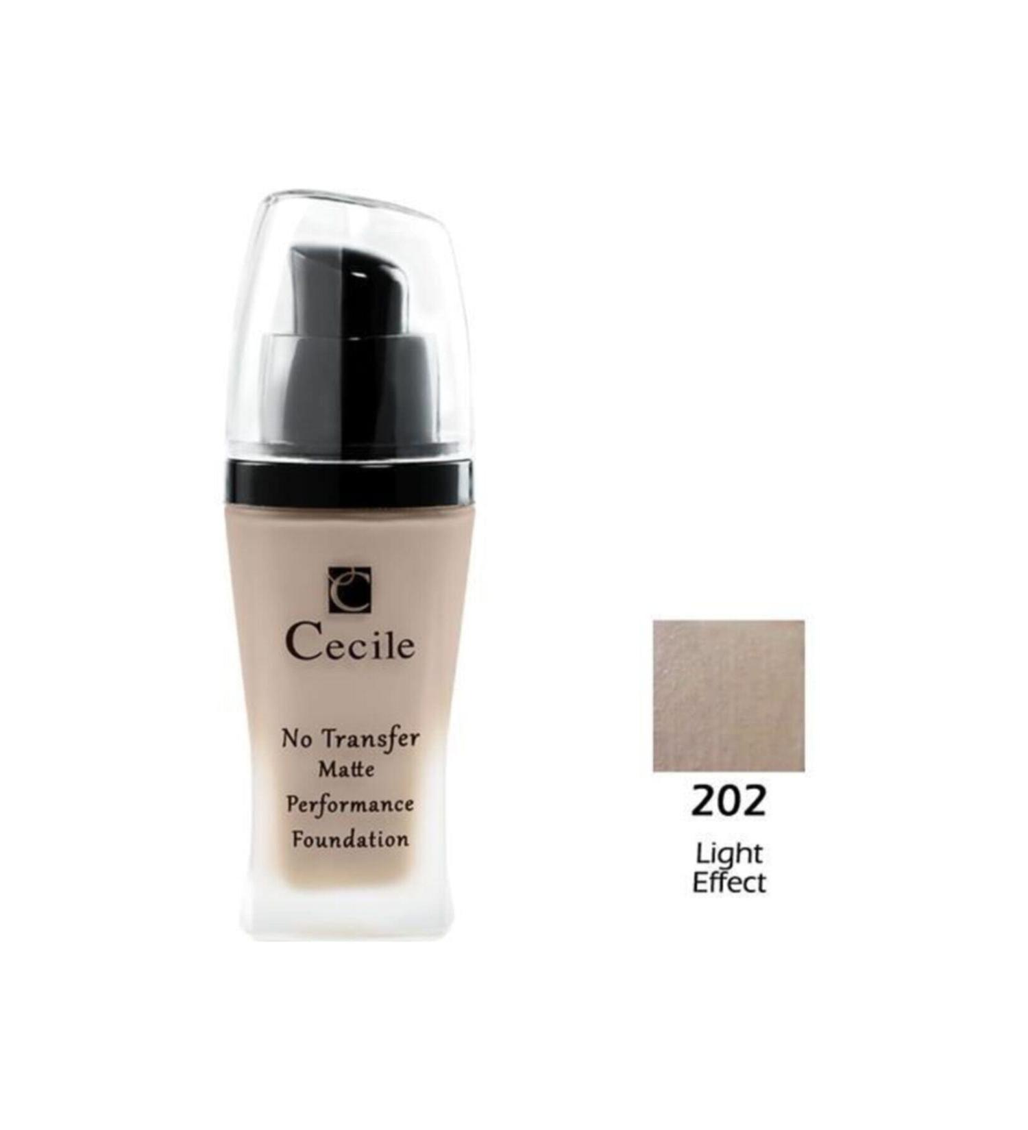 Cecile Matte Foundation / No Transfer Matte Performance Foundation 202