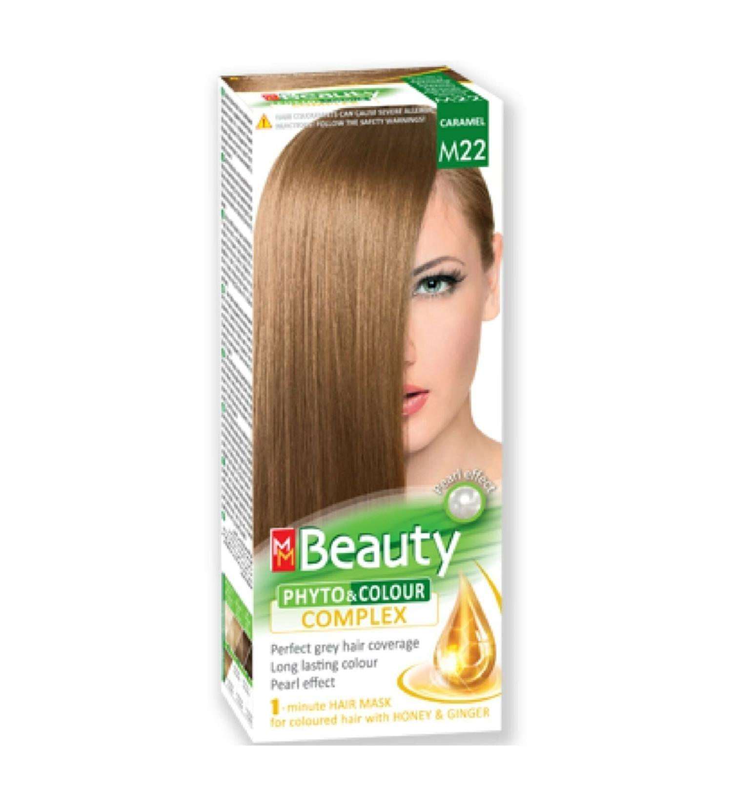 MM Beauty Herbal Hair Dye M22 Caramel (Light Blonde Caramel)