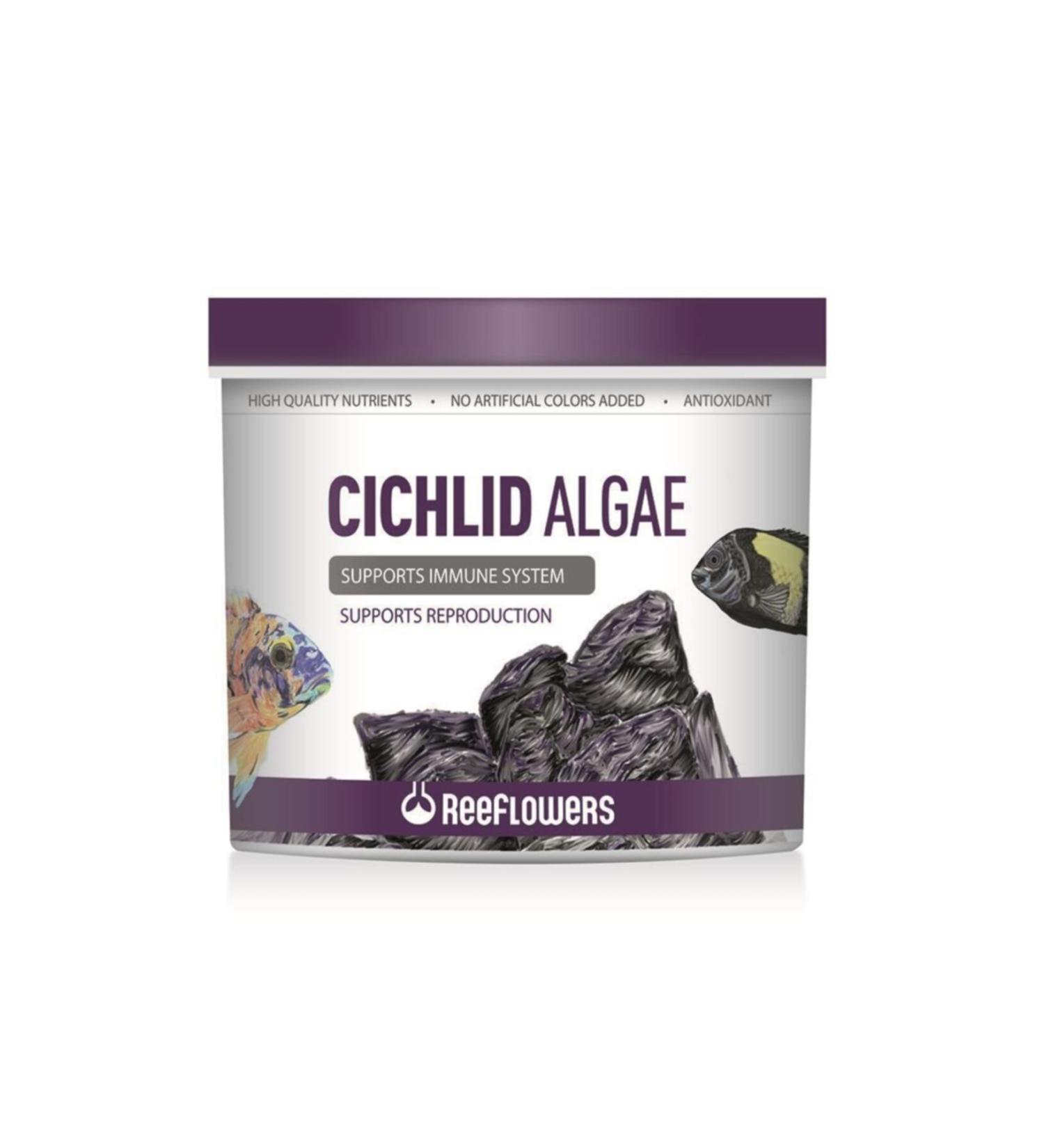 ReeFlowers Cichlid Algae (liquid Algae) Granular Fish Food 250 ml (cap250)