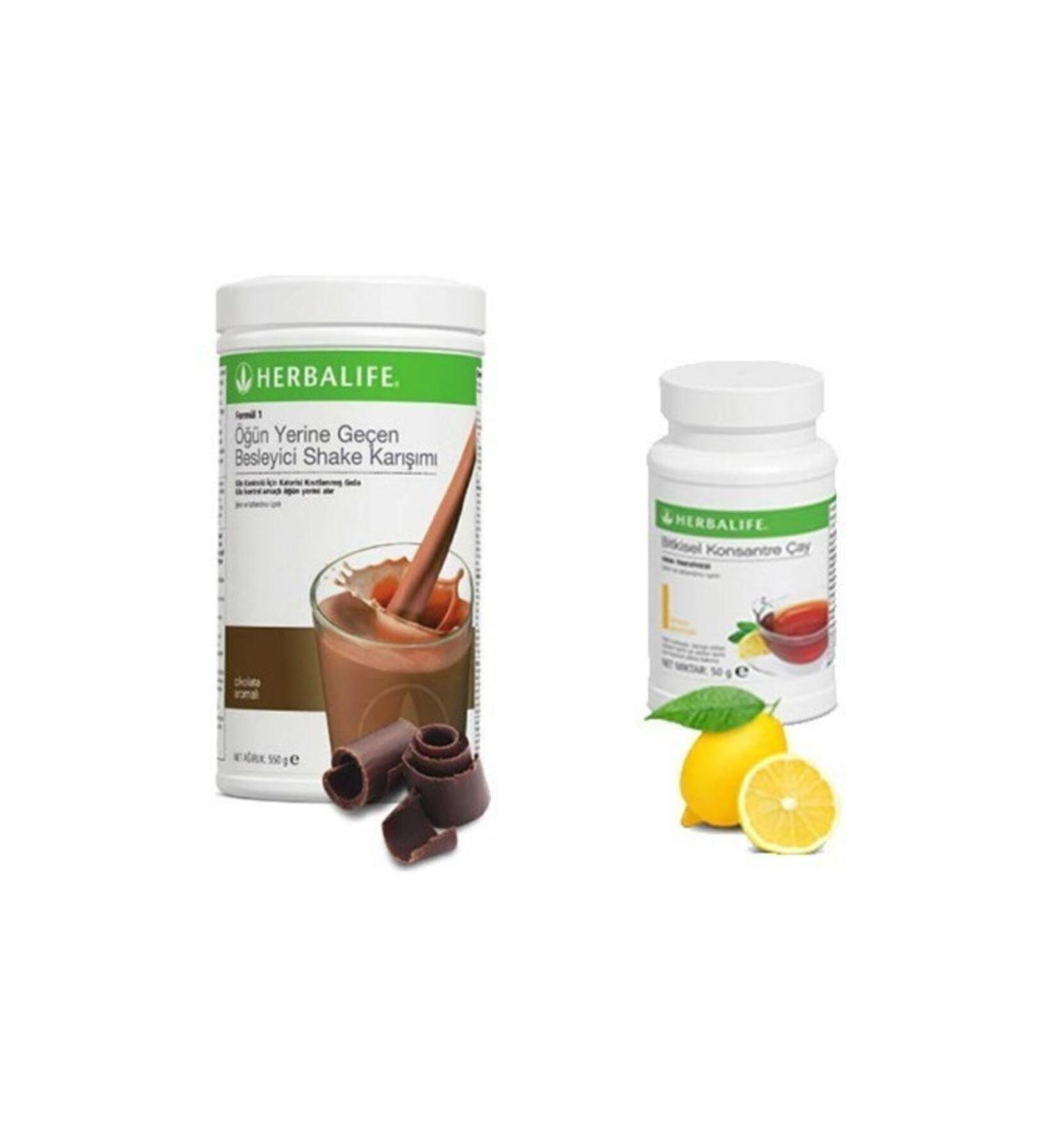 Herbalife Chocolate Shake 550 Gr - Lemon Tea 50 Gr