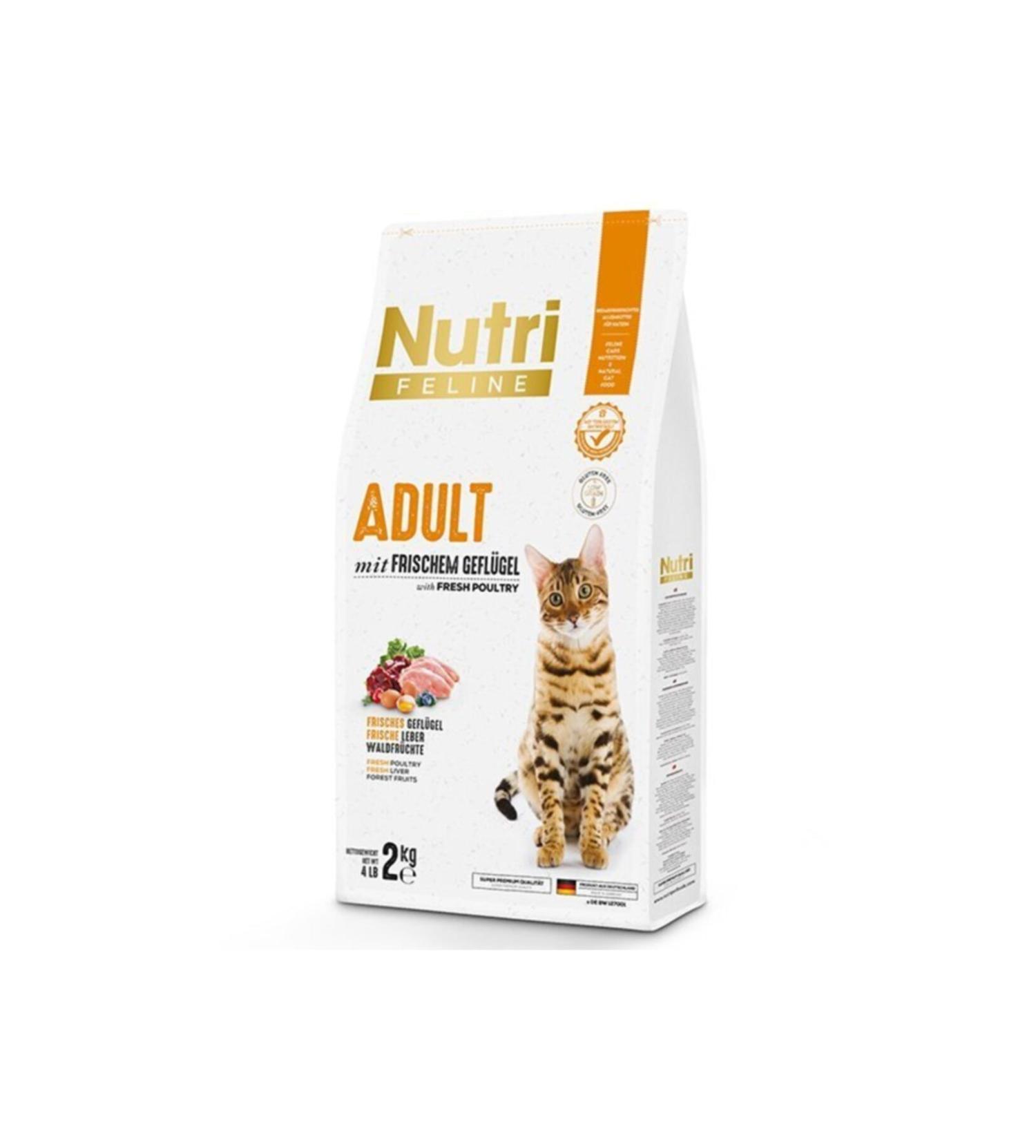 Nutri Feline Adult Poultry Adult Cat Food 2 Kg