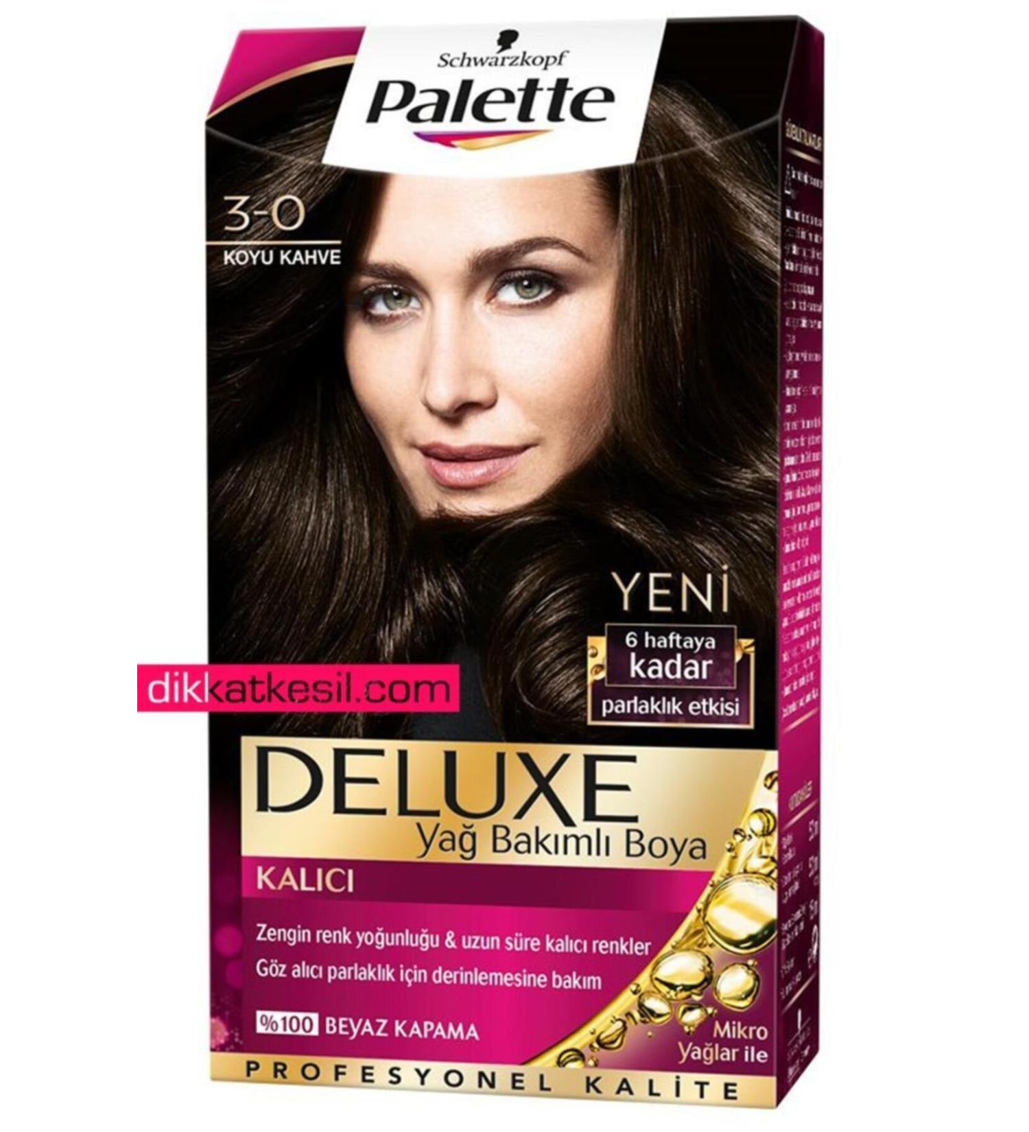 Palette Hair Dye Dark Brown 3-0