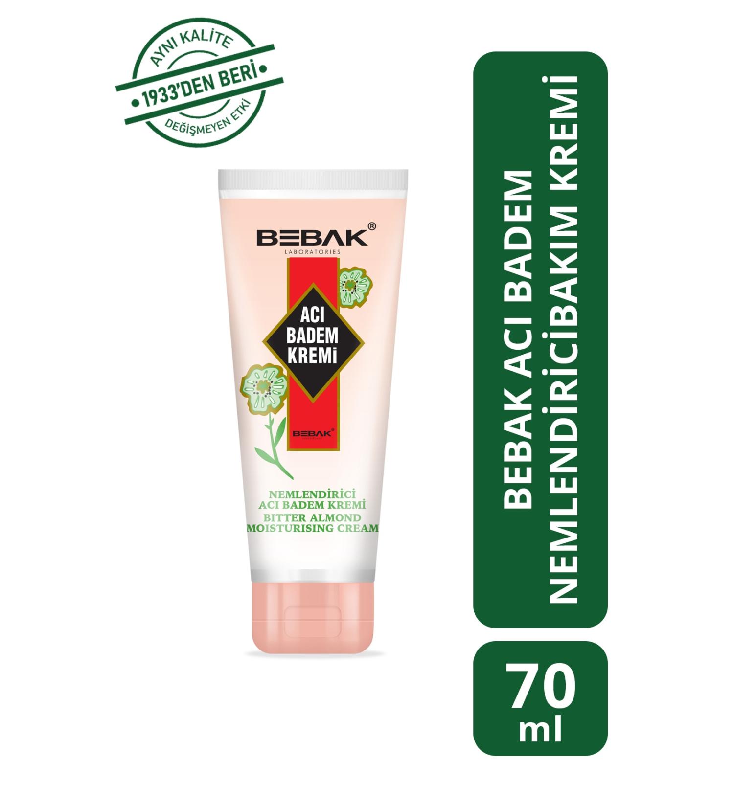Bebak Bitter Almond Hand Body Care Cream 70 ml