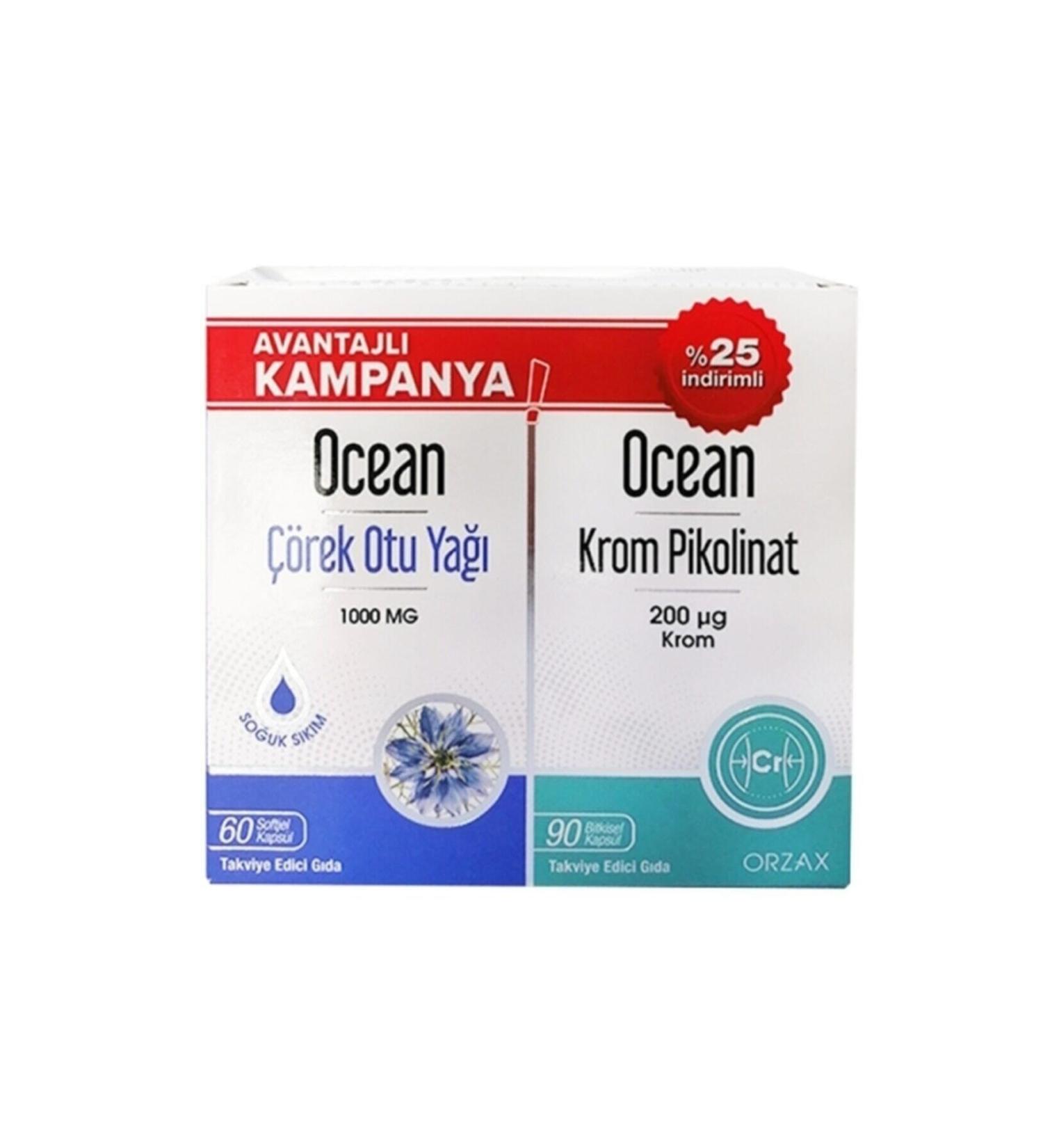 Ocean Black Cumin Oil and Chromium Picolinate - Buy Online on GoSupps.com