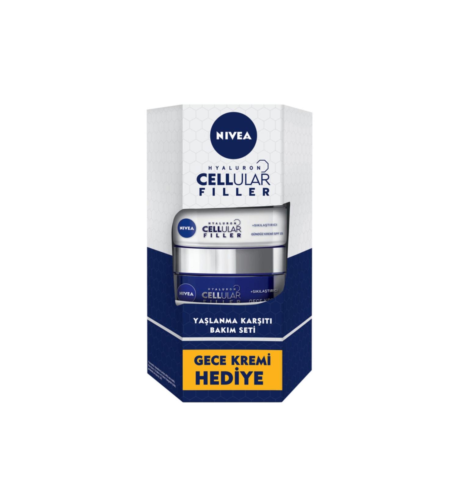 NIVEA Cellular Filler Skin Firming Cream Day 50 Ml and Night 50 Ml Set