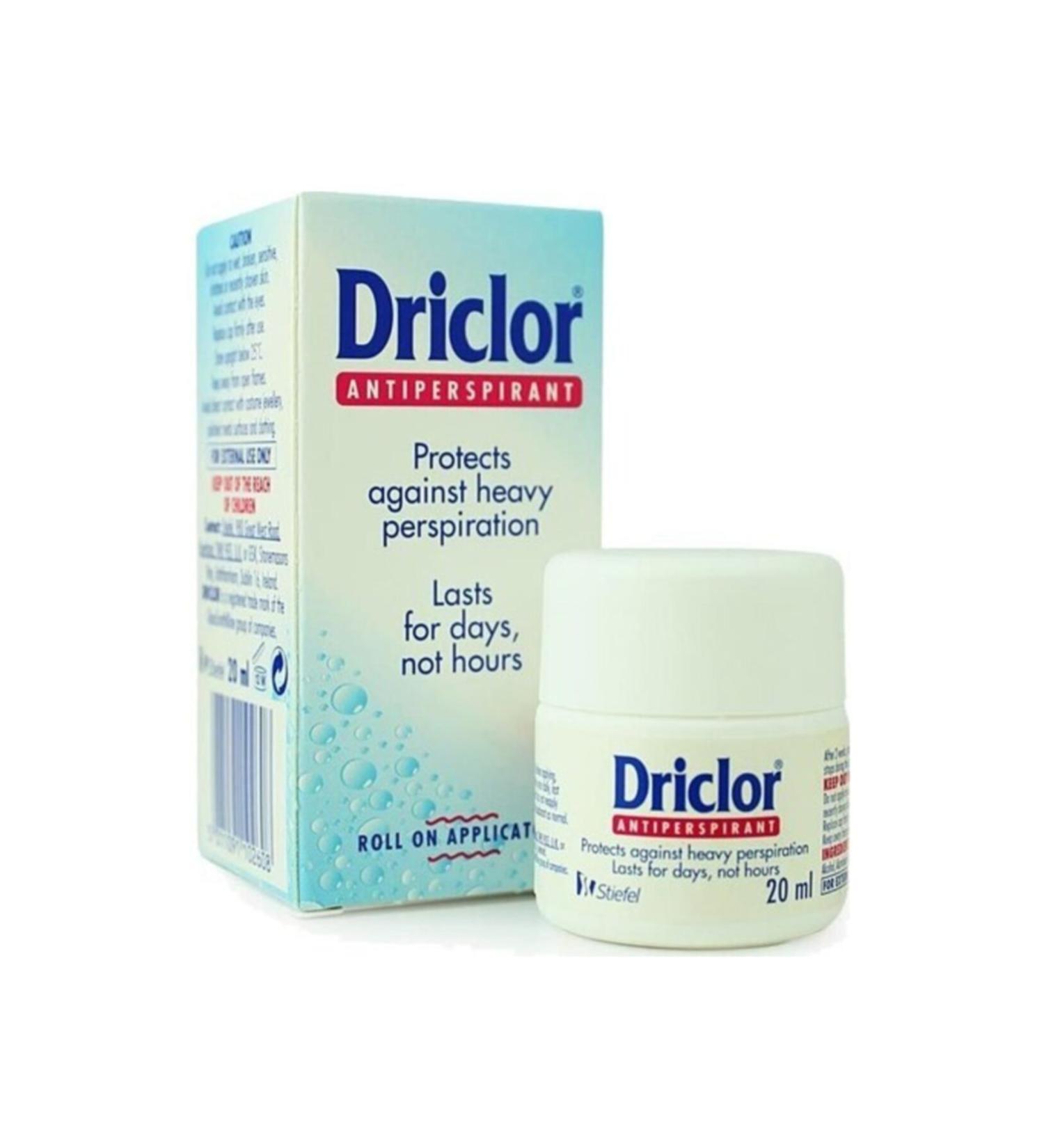 Driclor Anti Perspirant 20 ml 2 Pack Roll On - Buy Online on GoSupps.com