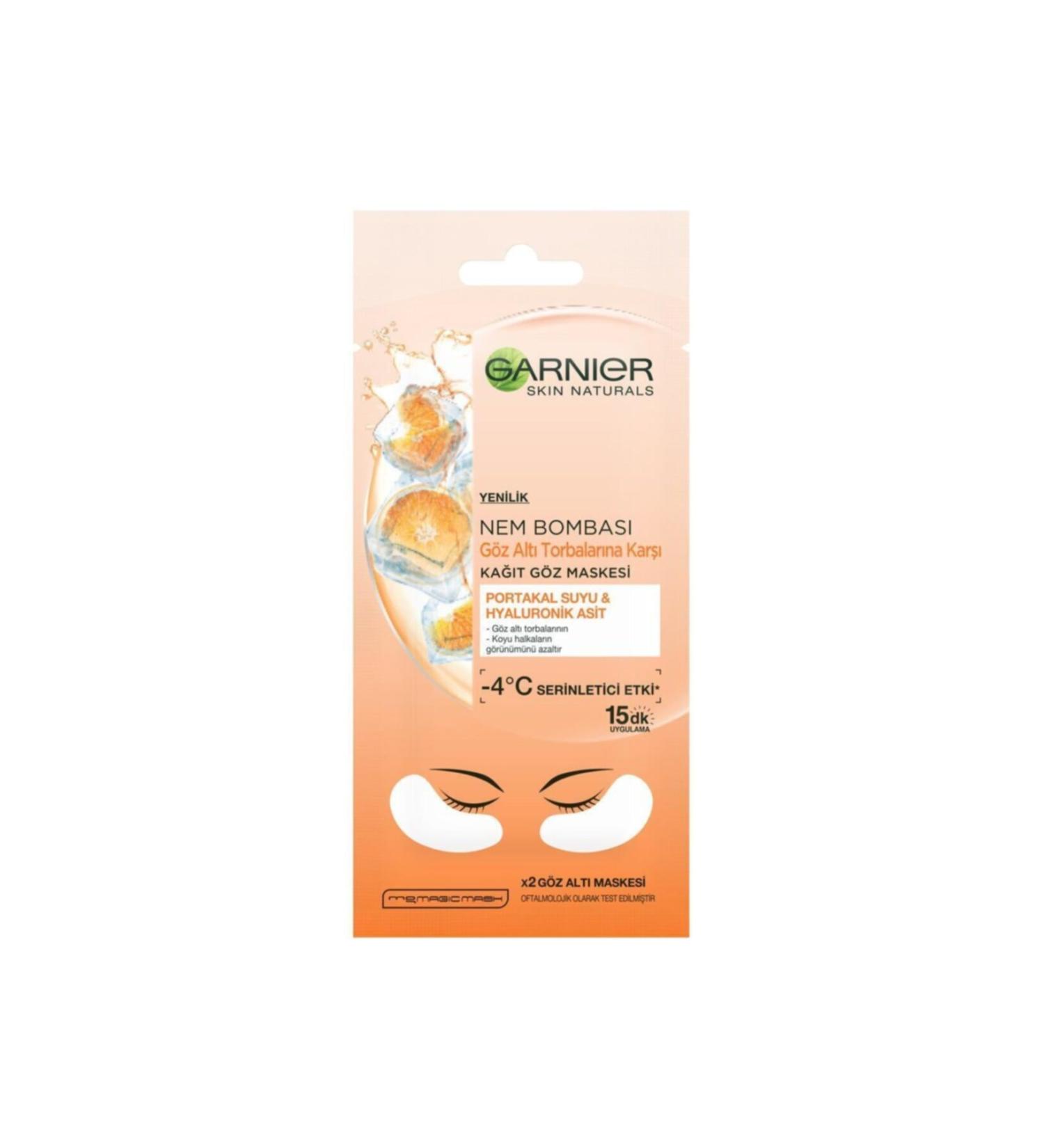 Garnier Garnier Moisture Bomb Eye Mask. Orange