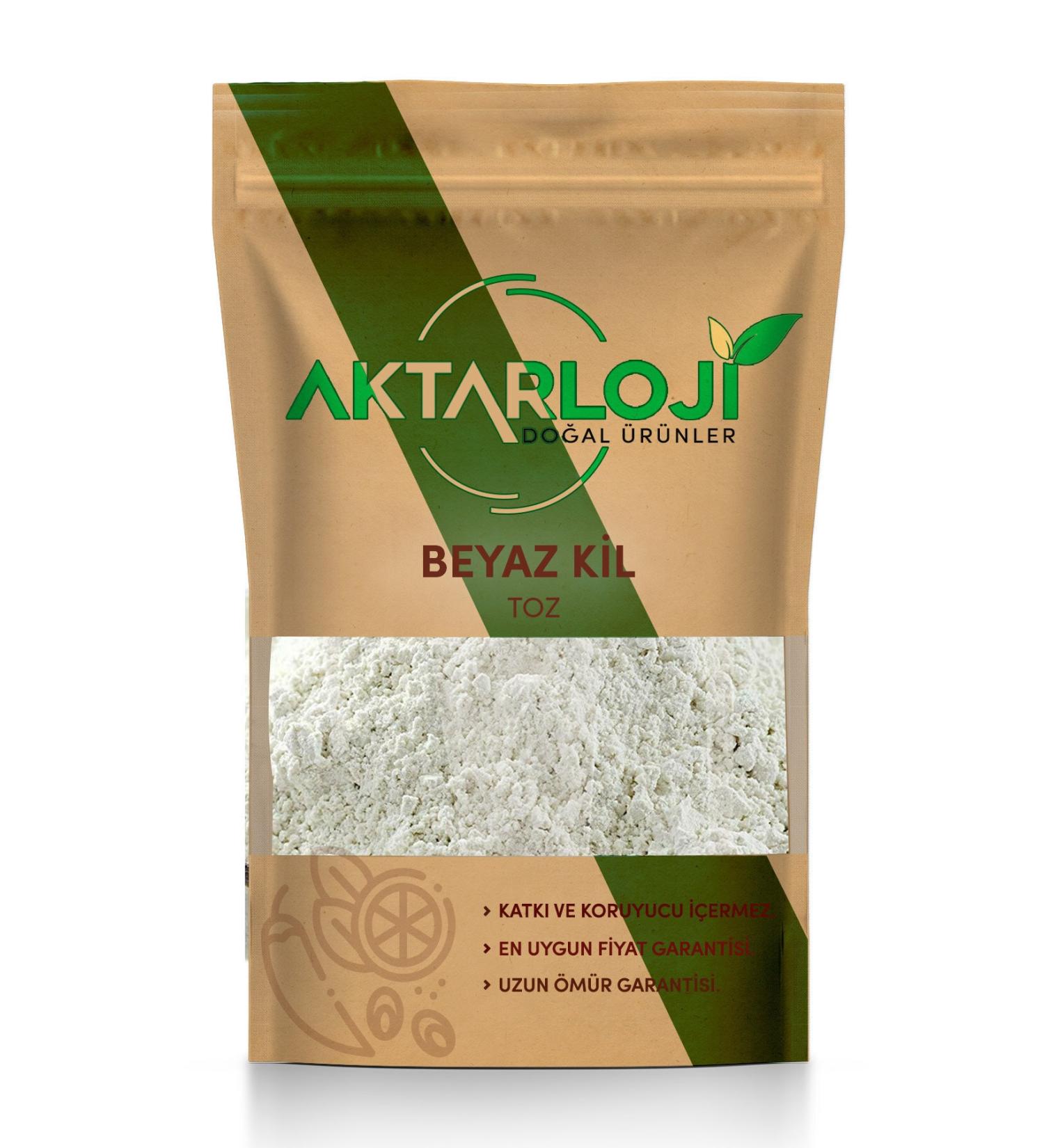 Aktarloji 1 Kg Natural Powder White Clay