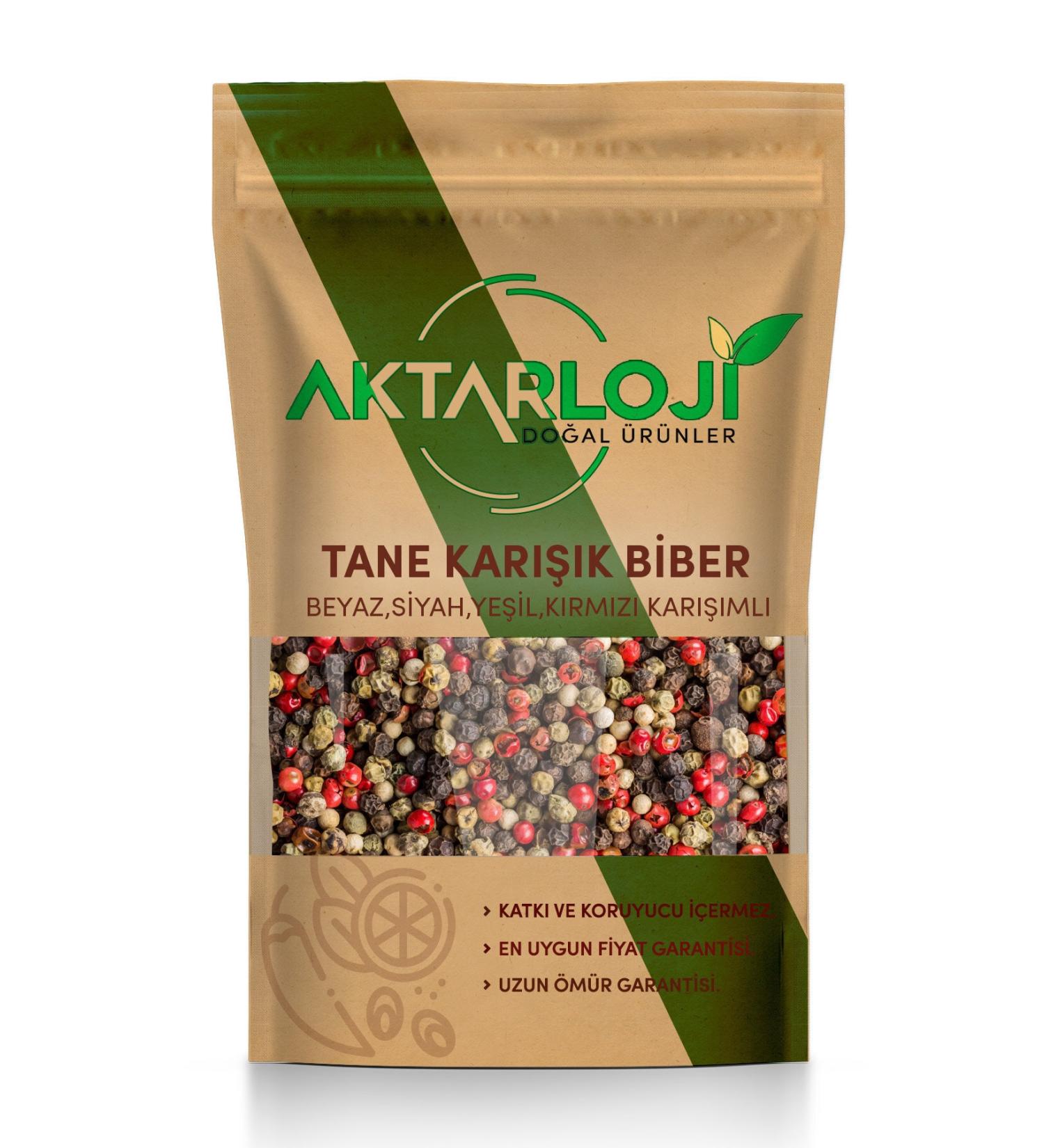 Aktarloji 500 gr 4 Color Mixed Black Pepper
