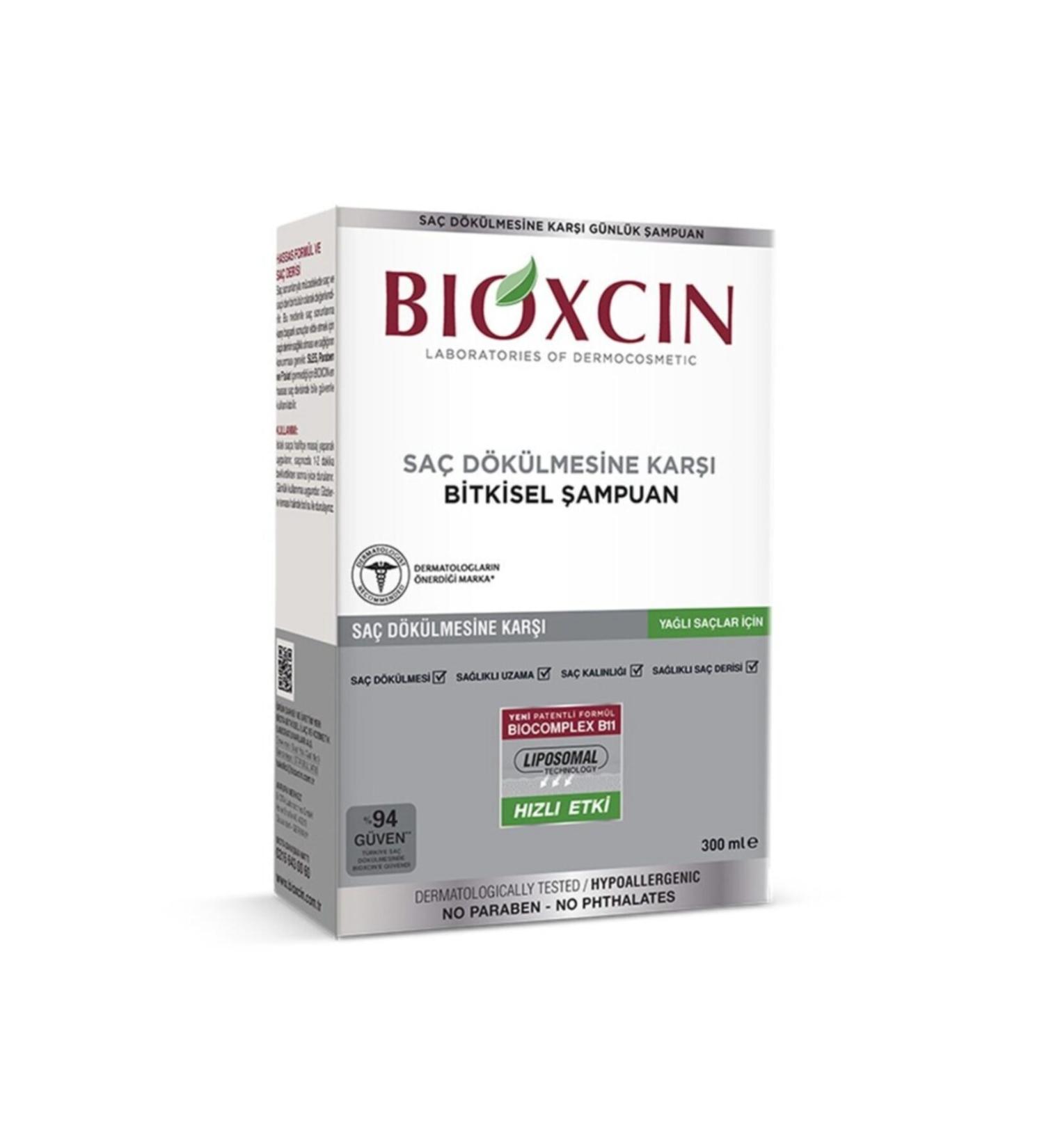 Bioxcin Anti Hair Loss Herbal Classic Shampoo Oily Hair 300 ml