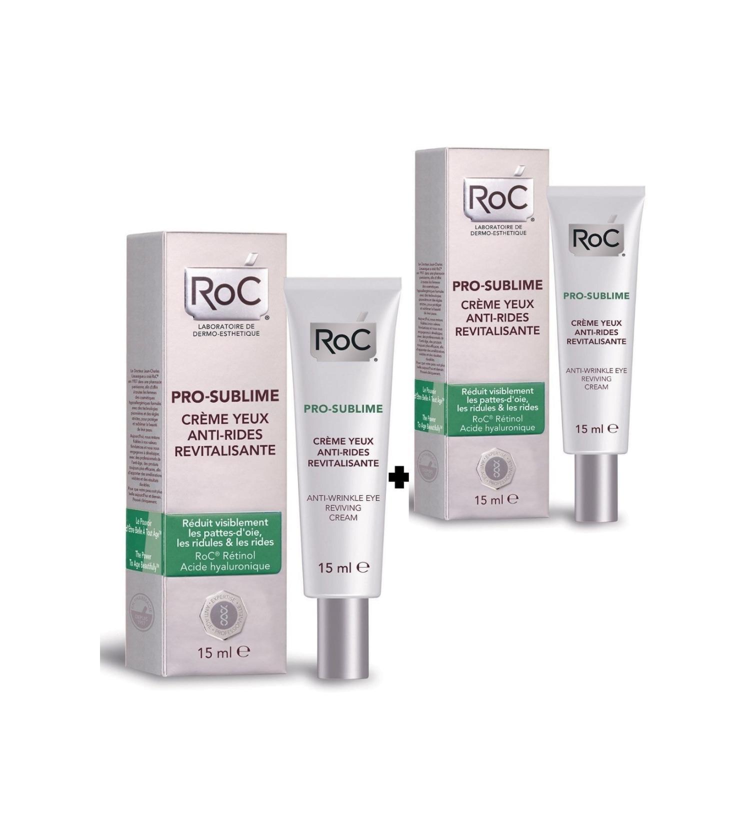 Roc Pro-sublime Yeux Cream 2'li Cream Set 15ml - Eye Contour Wrinkle Cream