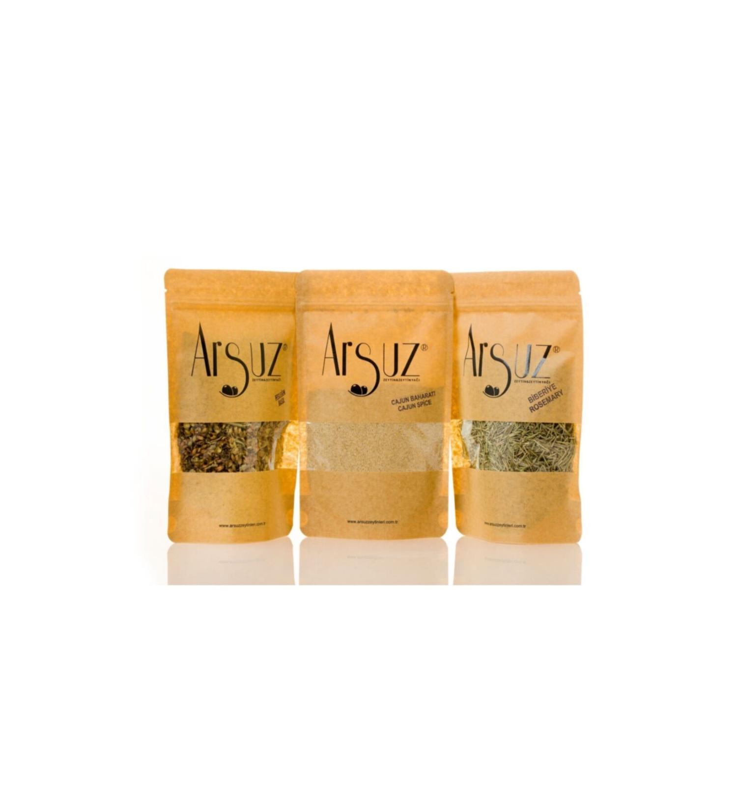 Arsuz Cajun Spice 150 gr Basil 25 gr Rosemary 60 gr