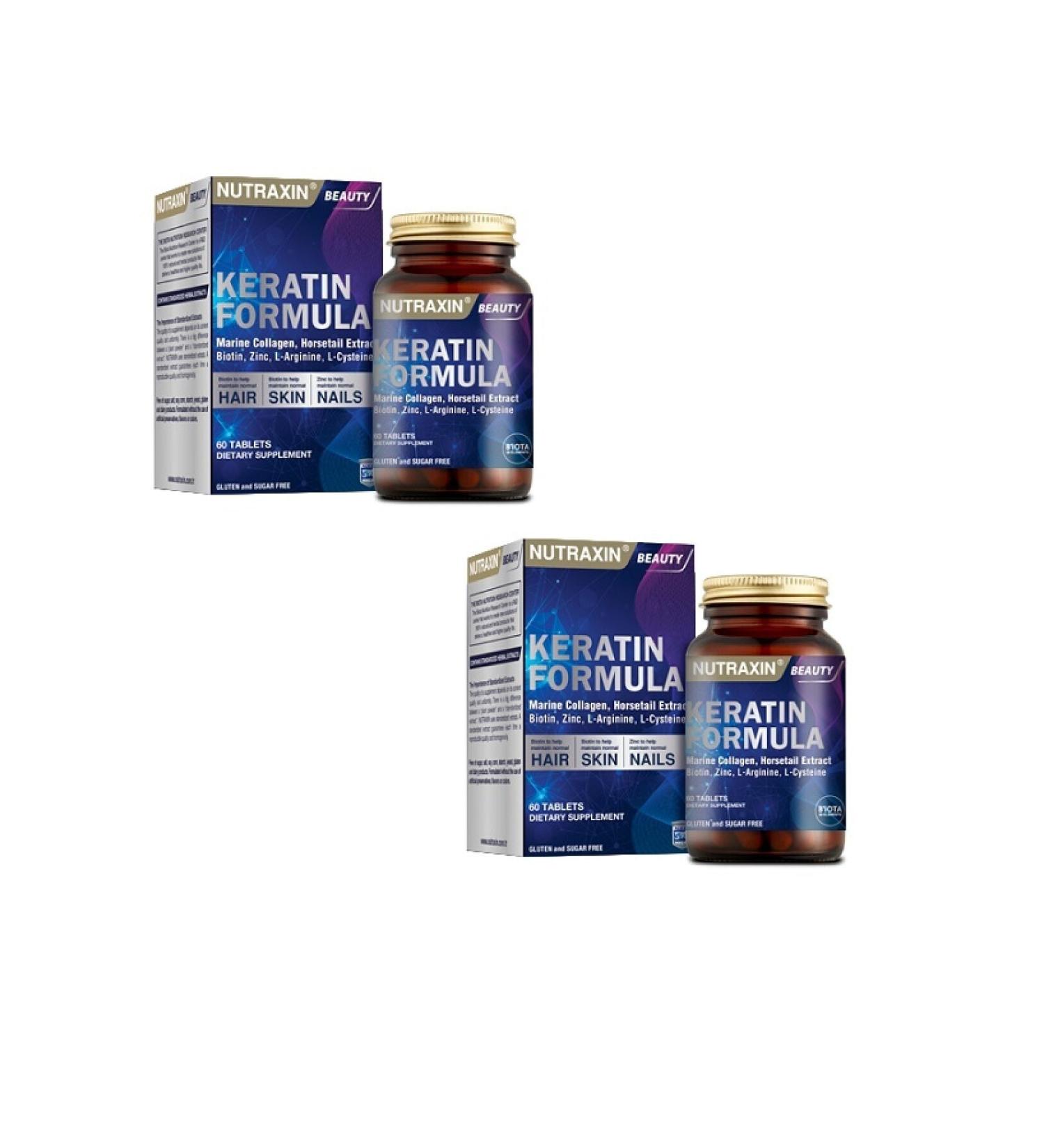 Nutraxin Keratin Formula 60 Tablet Hair - Nails - Skin