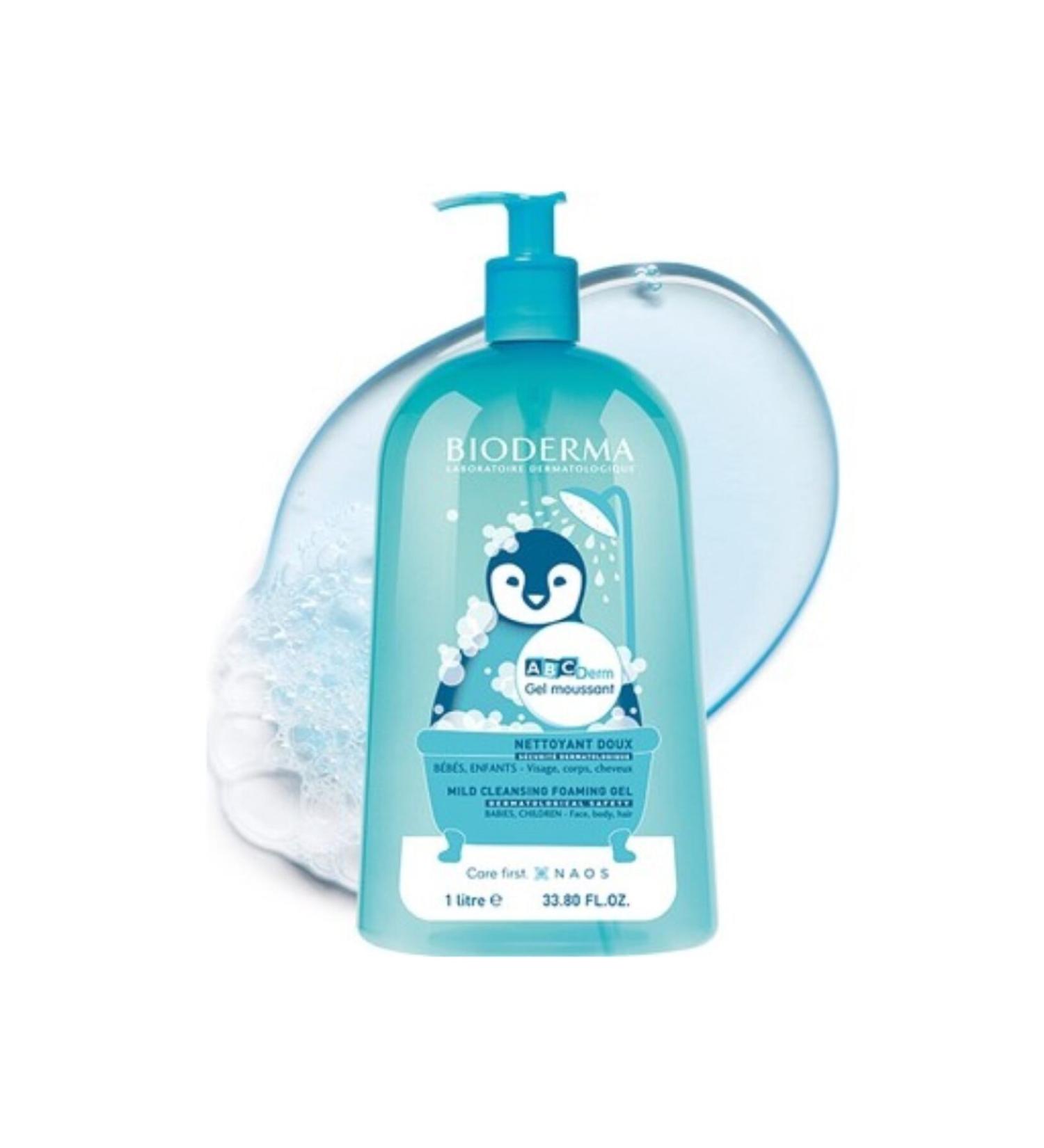 Bioderma ABCDerm Foaming Gel Cleansing Gel 1 Liter
