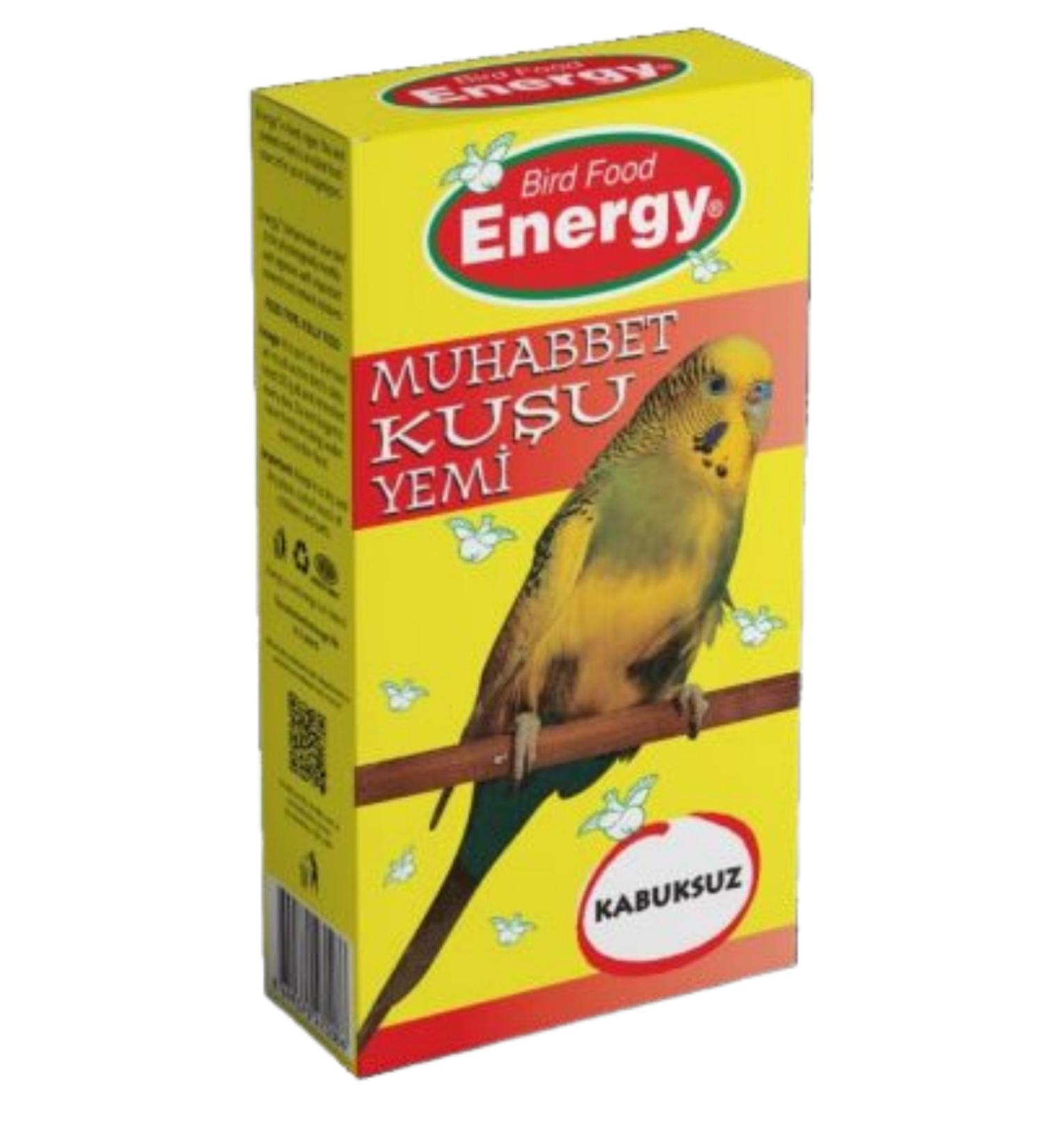 Energy Shellless Budgie Bird Food 400 gr 8 Boxes