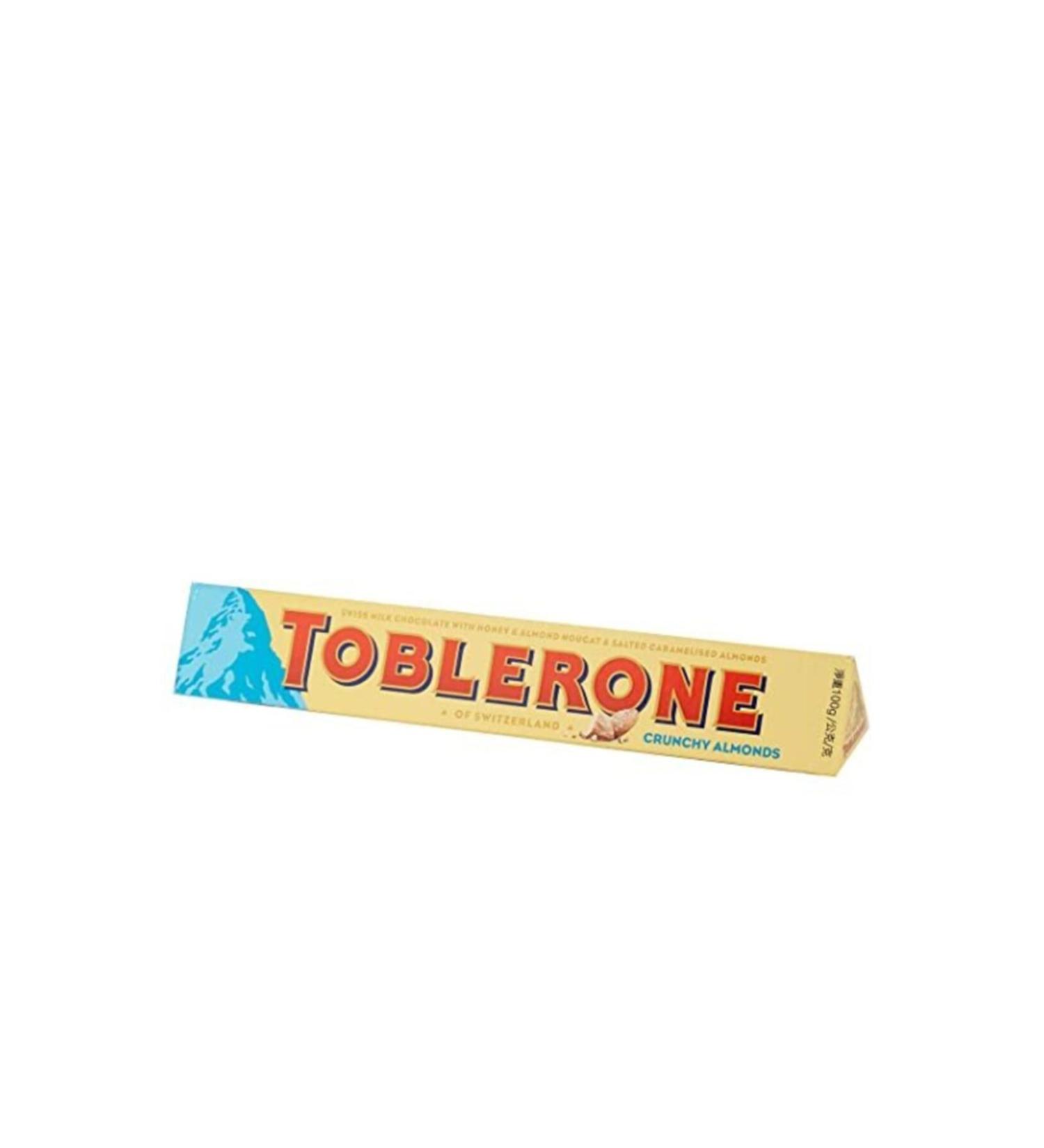 Toblerone Almond Honey and Almond Nougat 100 Gr
