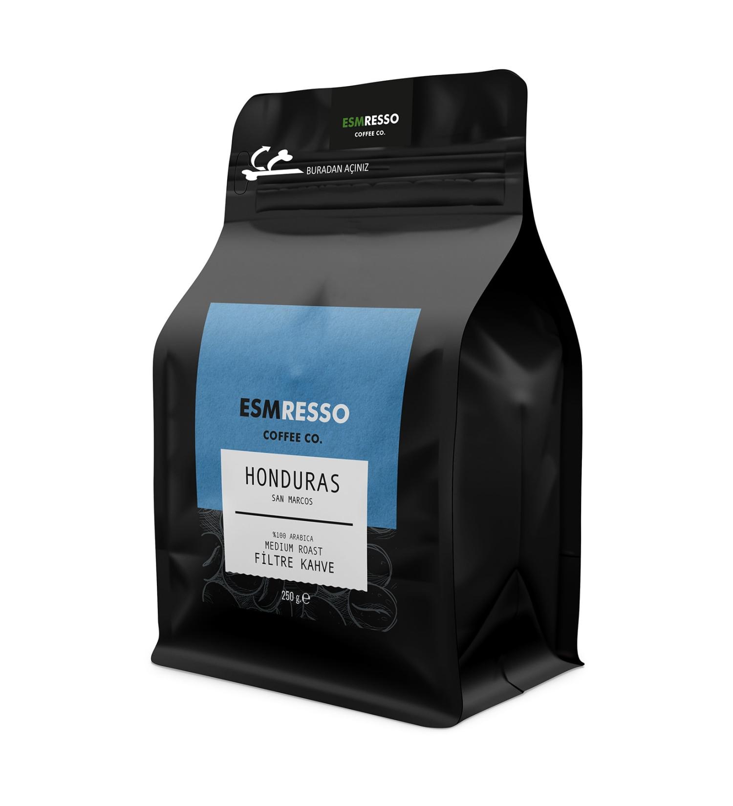 Esmresso Honduras Filter Coffee Ground Filter Coffee 250 gr