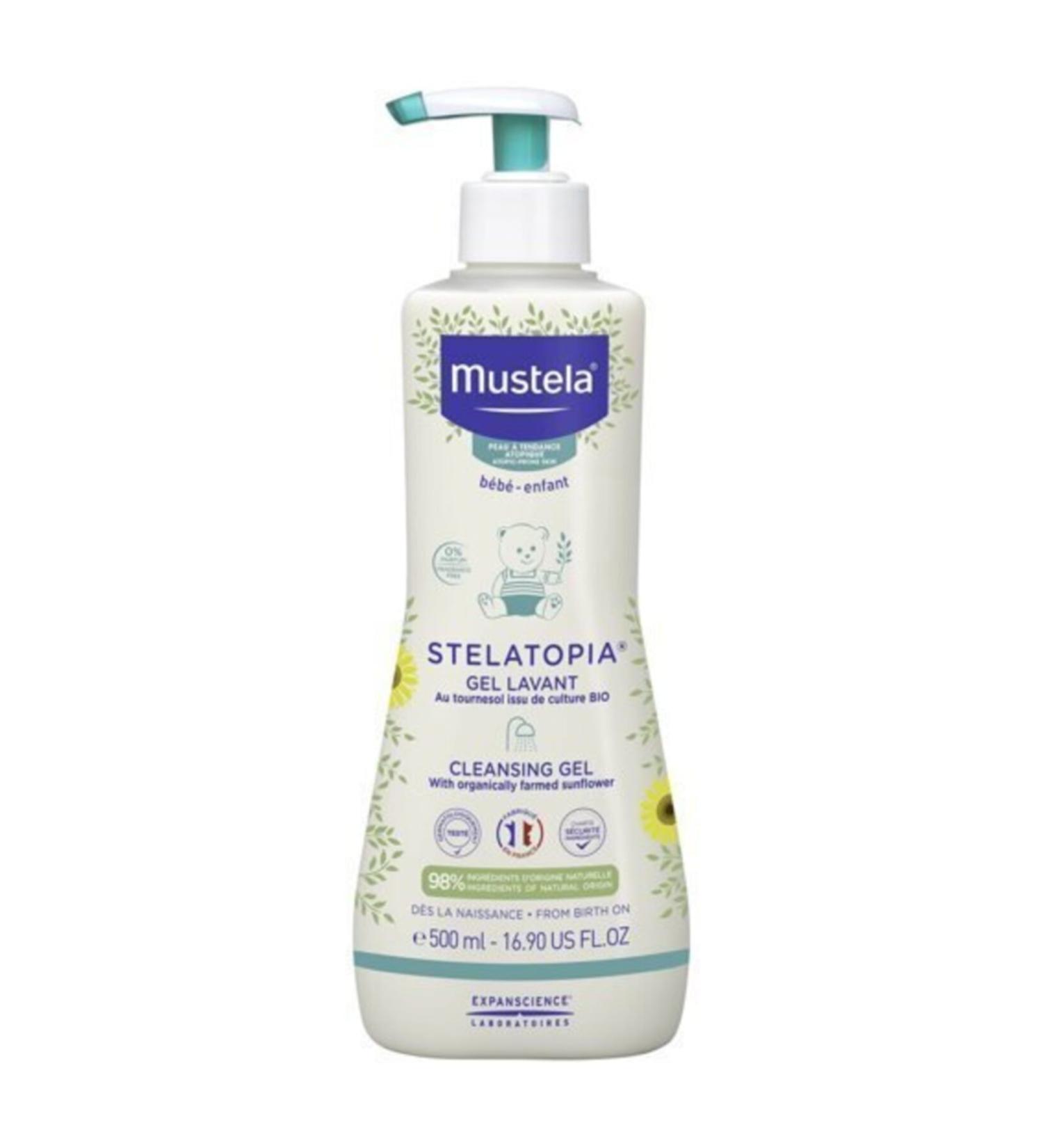 Mustela Cream Shampoo Stelatopia Cleansing Cream 500ml