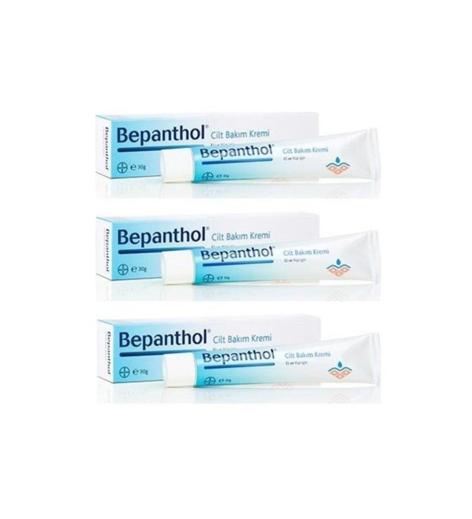 Bepanthol Bayer Skin Care Cream 3 Boxes 90 Gr
