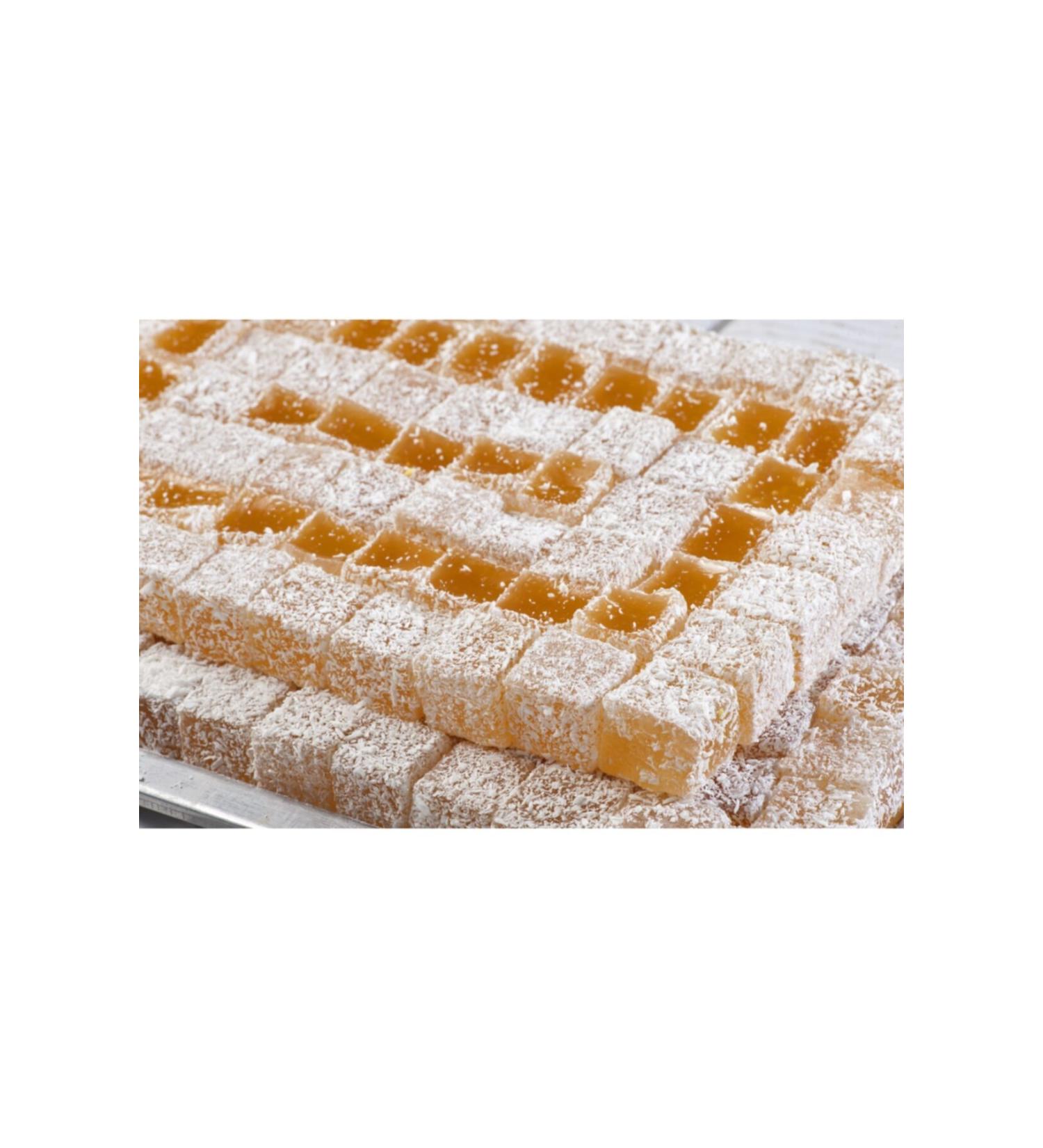 ekerci Caferzade Coconut Plain Turkish Delight 500 Gr