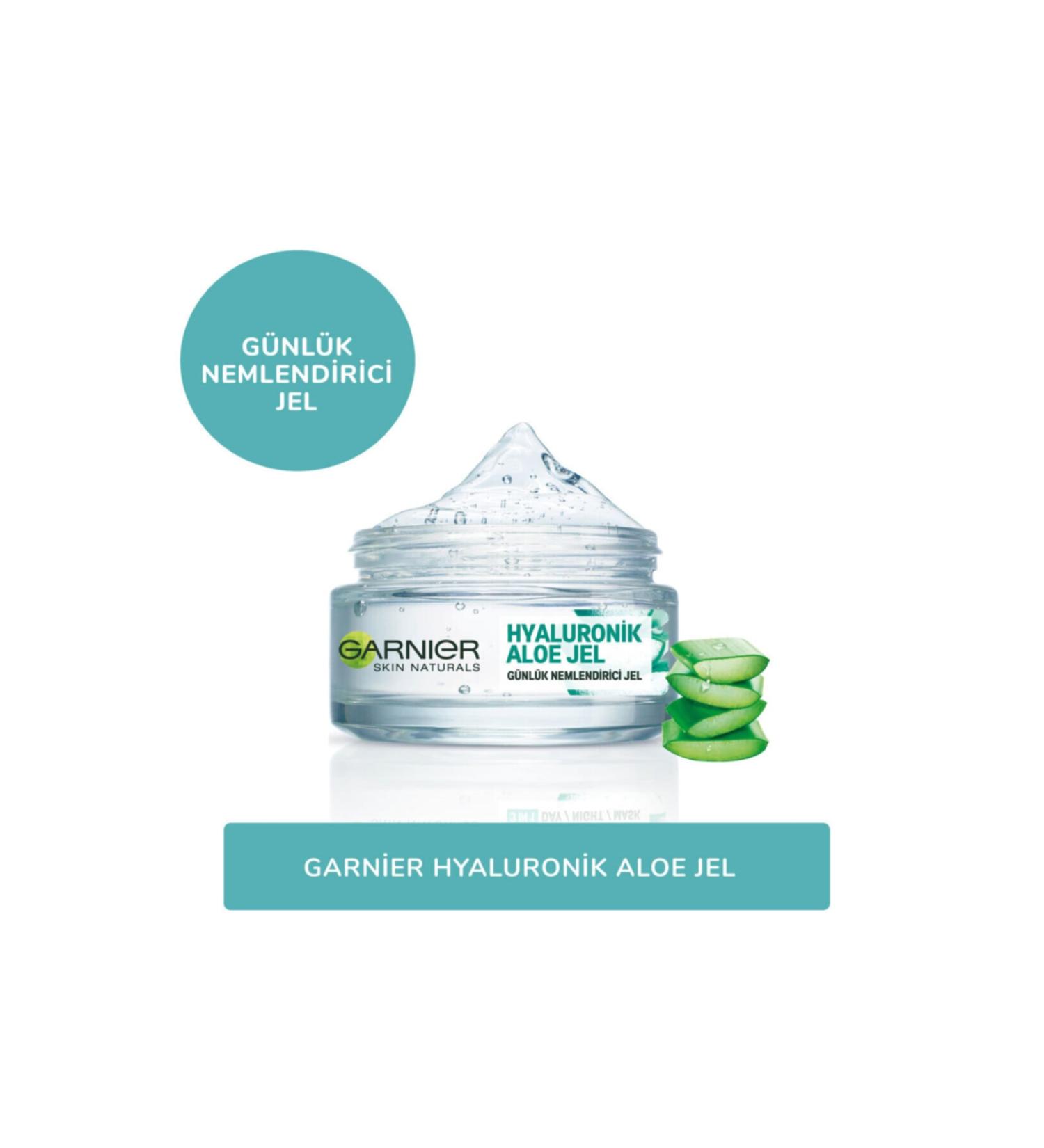 Garnier Hyaluronic Aloe Gel 50 Ml - Daily Skin Moisturizer Product