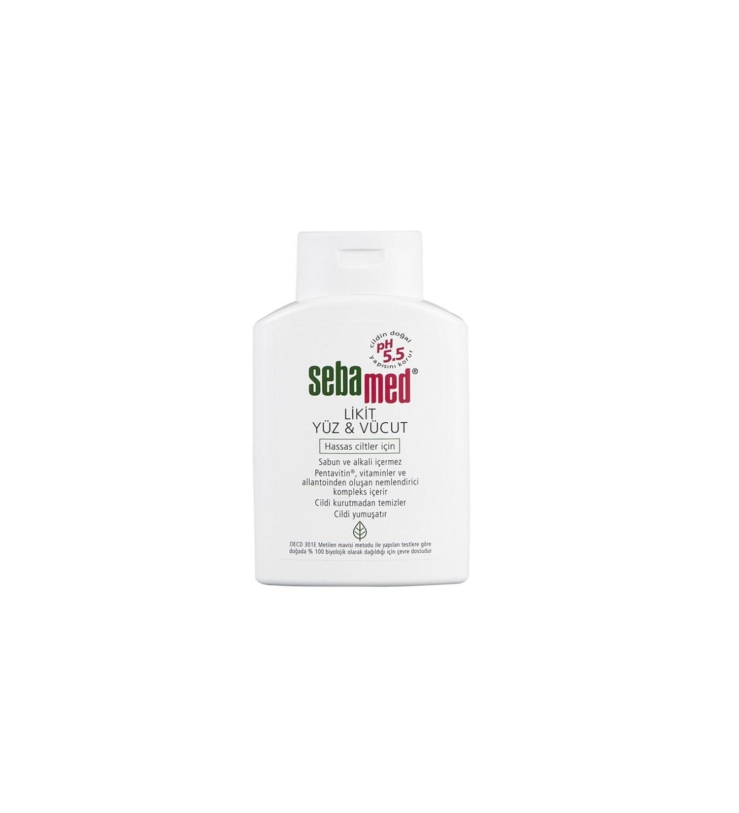 Sebamed Liquid Face & Body Cleanser 200 Ml