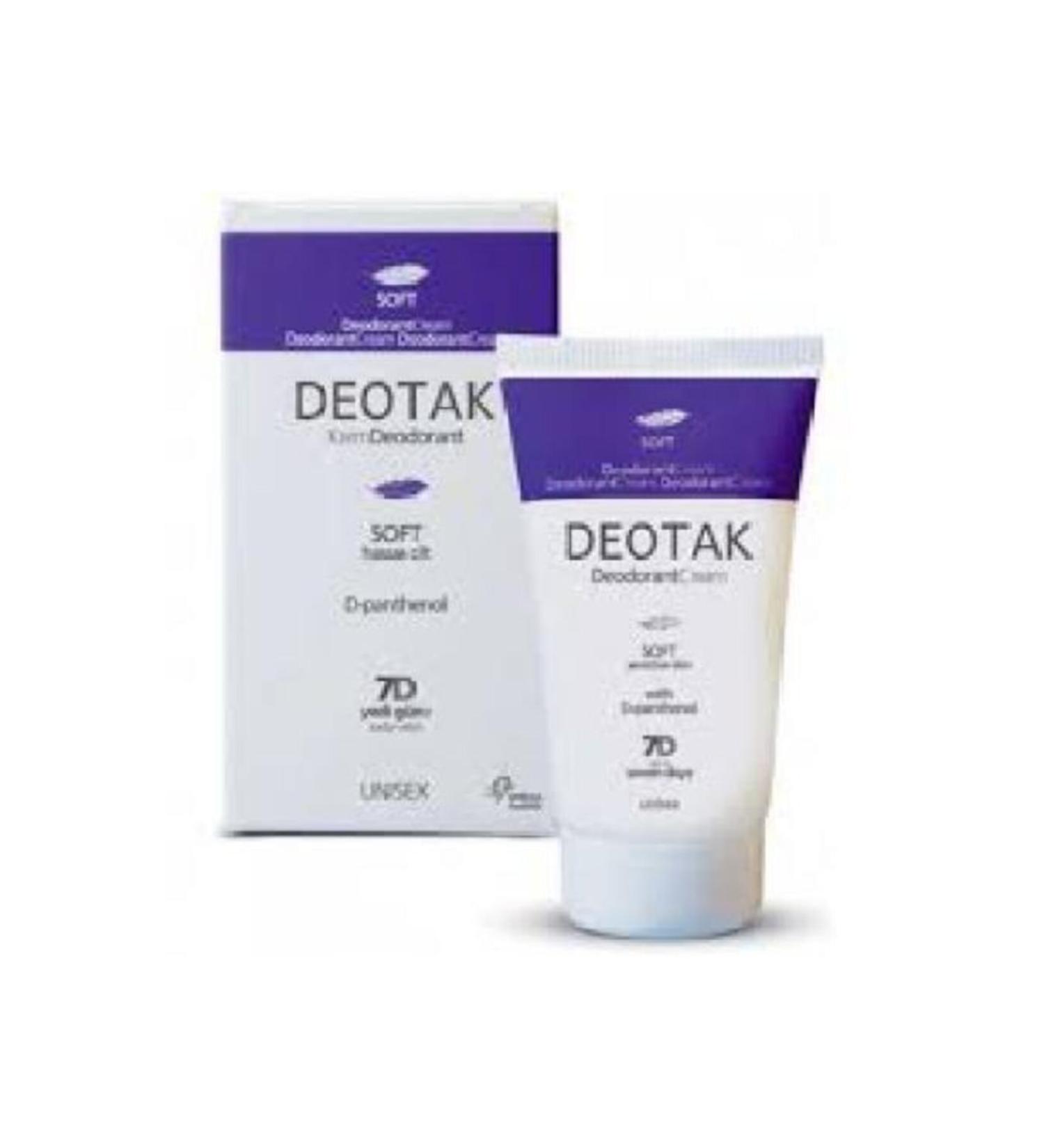 Deotak Soft Sensitive Skin Cream Deodorant 35 Ml