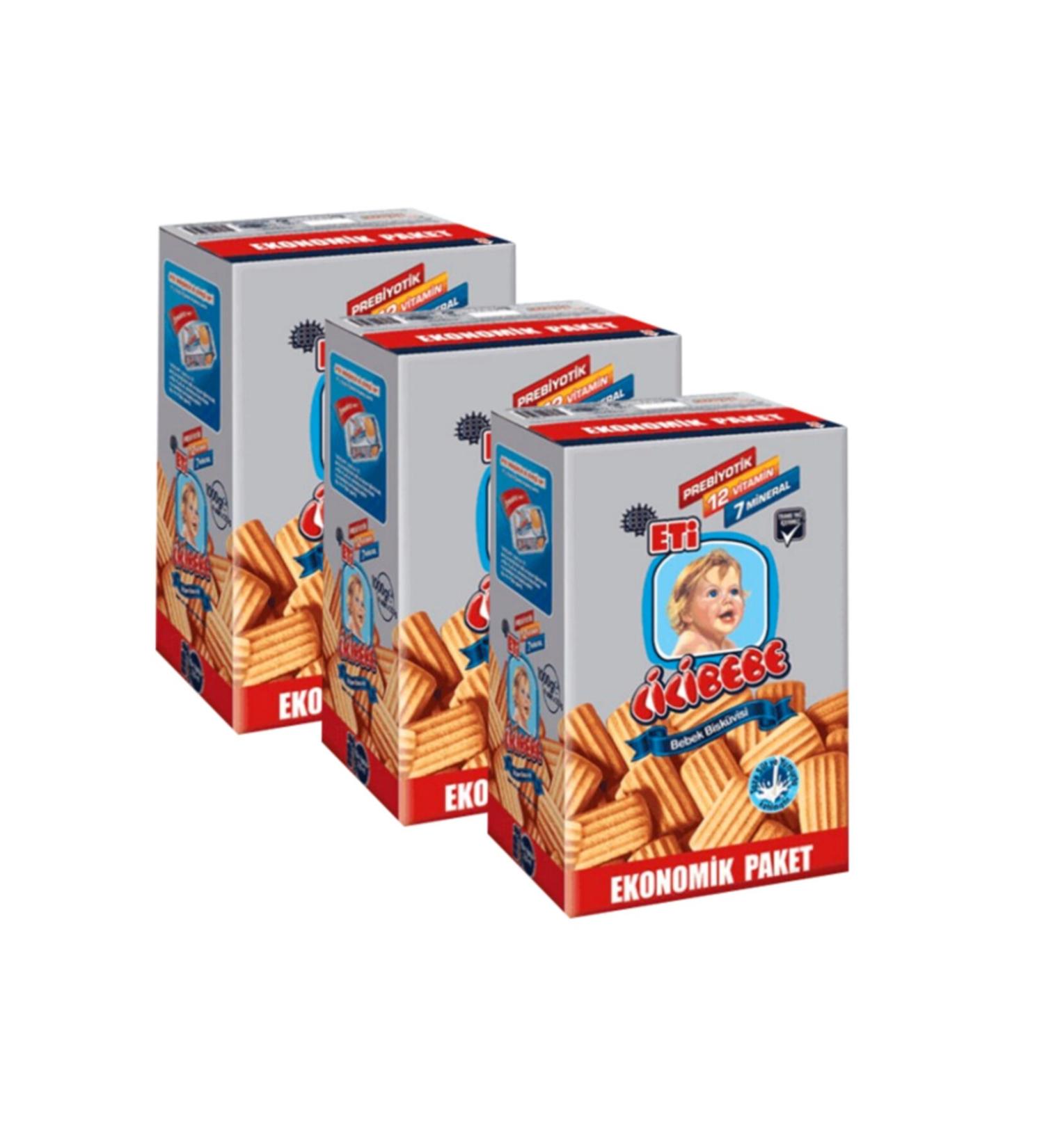 Eti Cicibebe Baby Biscuits 1000 gr 3 Pieces