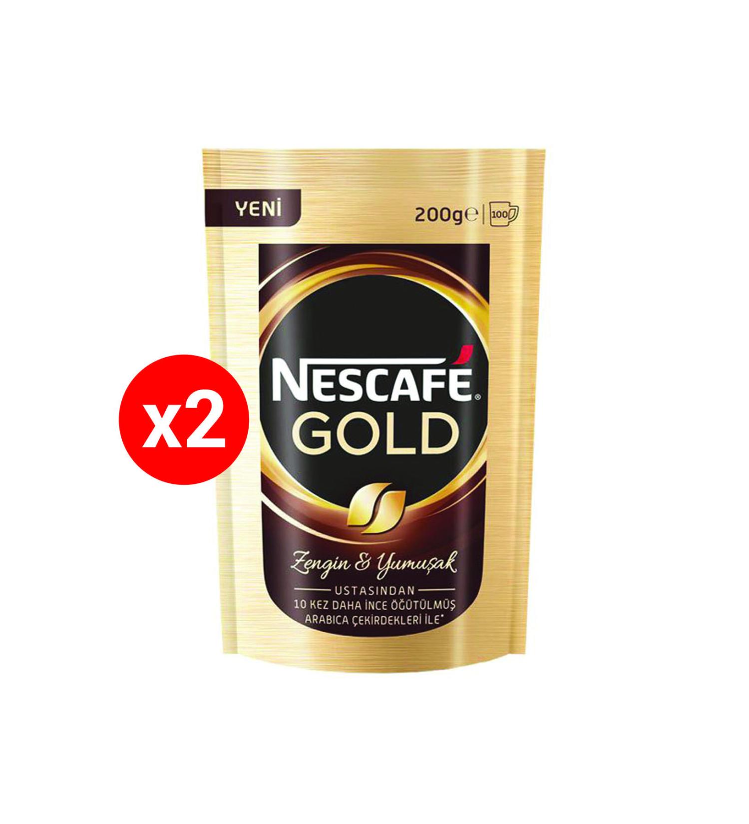 Nescafe Gold Coffee Bag 200 Gr - Pack of 2