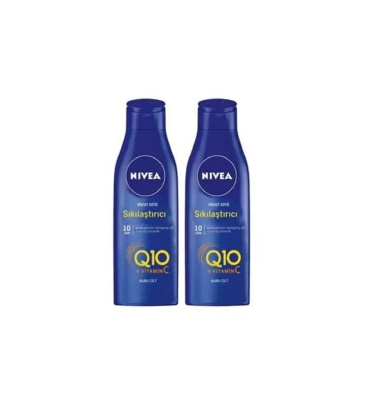 NIVEA Firming Body Milk Q10 + Vitamin C 250 Ml X 2 Pieces