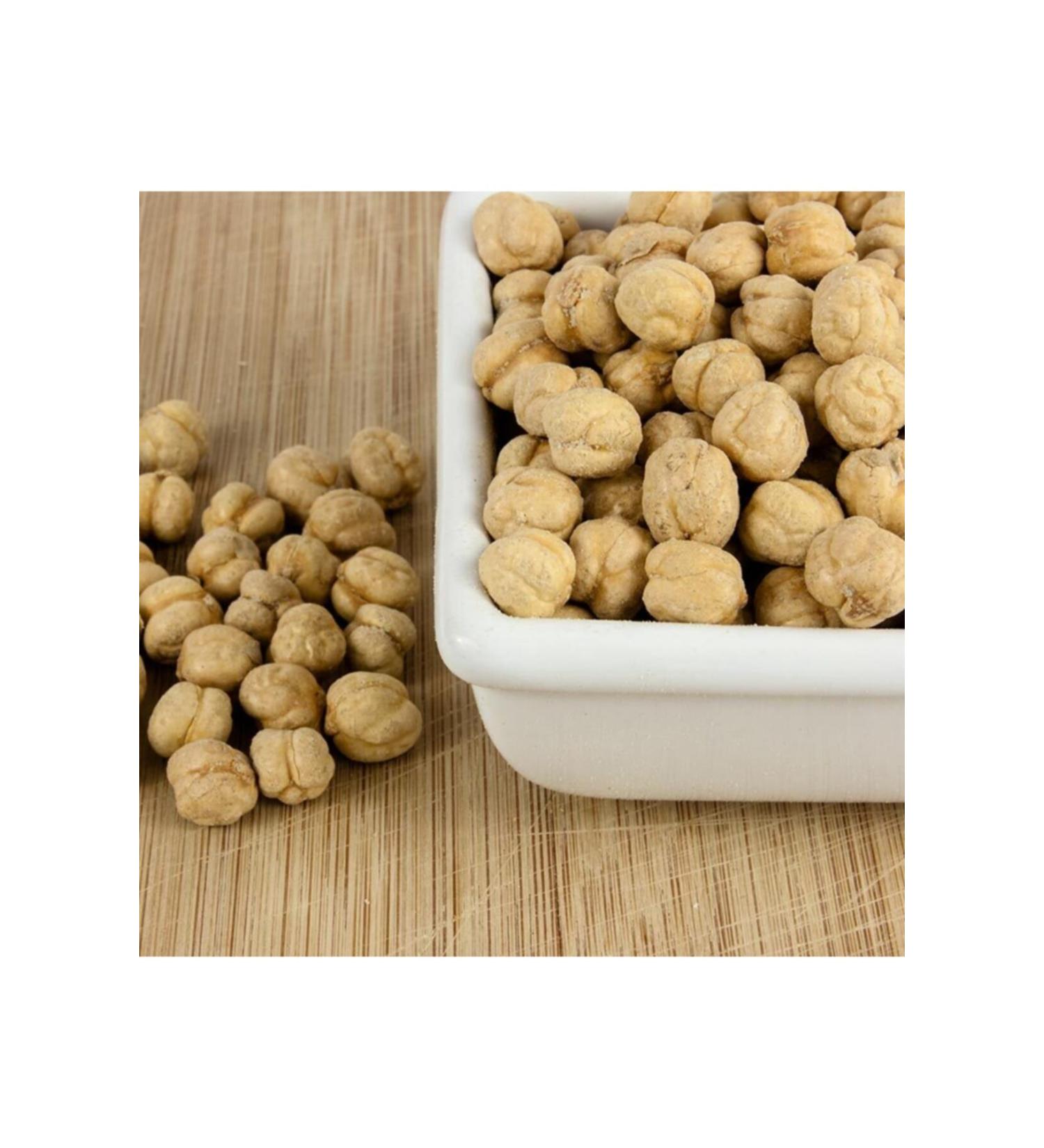 TicaretDeniz Salted Double Roasted Kutahya Chickpea 1st Quality Luxury Yellow Chickpea 500 gr