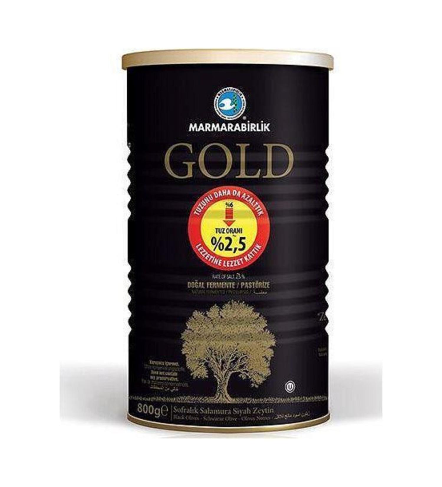 Marmarabirlik Tin Gold Olive 800 gr