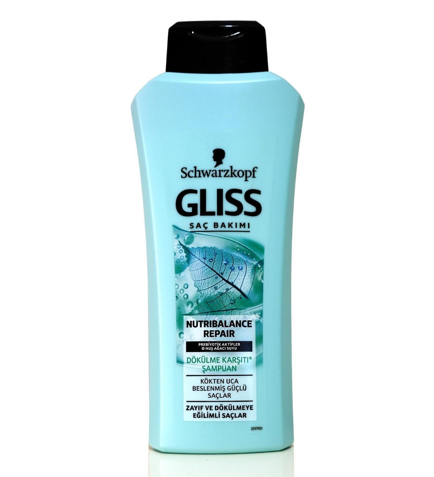 Gliss Shampoo Nutri-balance Repair Anti-Loss 525 Ml
