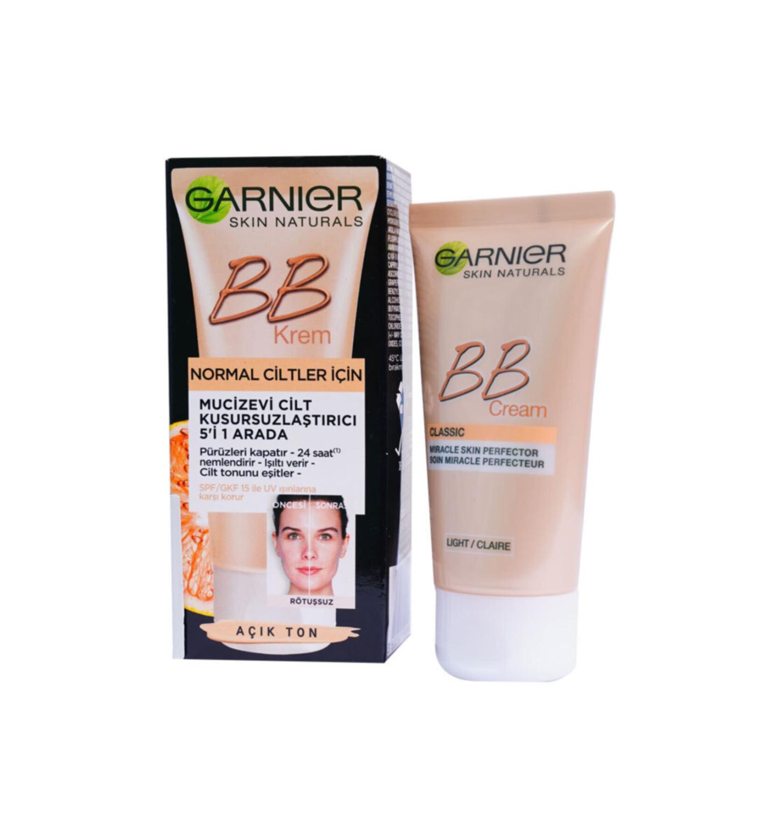 Garnier Bb Cream Normal Skin Light Tone 50 Ml