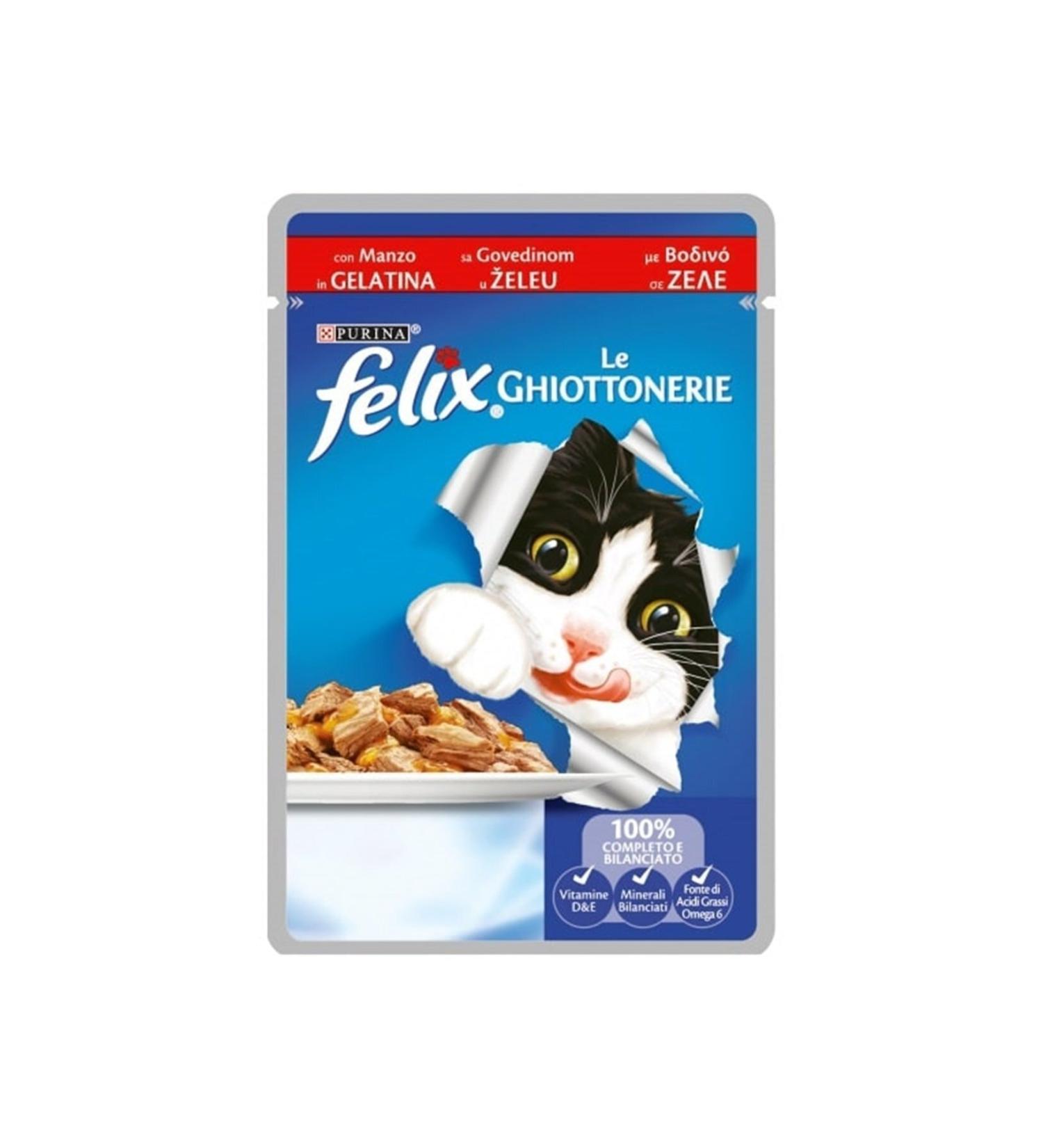FELIX Felix Junior Meaty Kitten Cat Food 100 Gr Set of 9