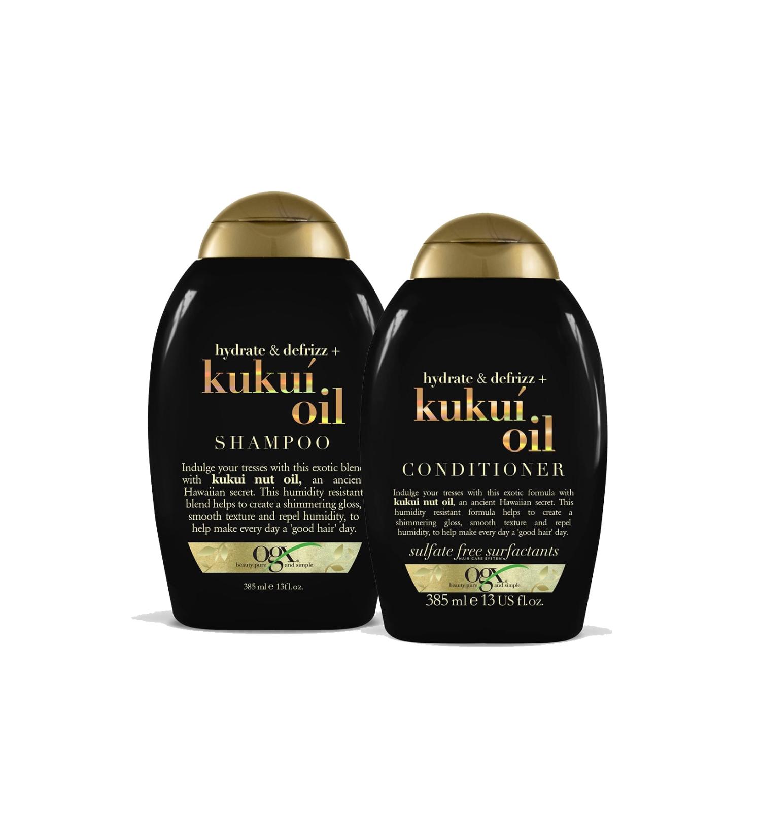 OGX Organix Kukui Oil Shampoo 385 Ml + Conditioner 385 Ml