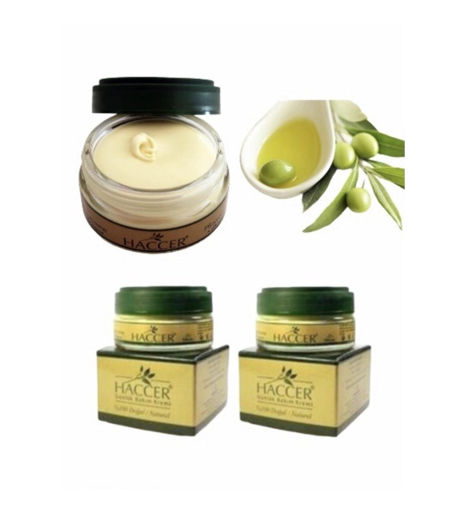 Haccer Natural Olive Oil Daily Care Cream 45 Ml X 2 Pieces - Buy Online on GoSupps.com