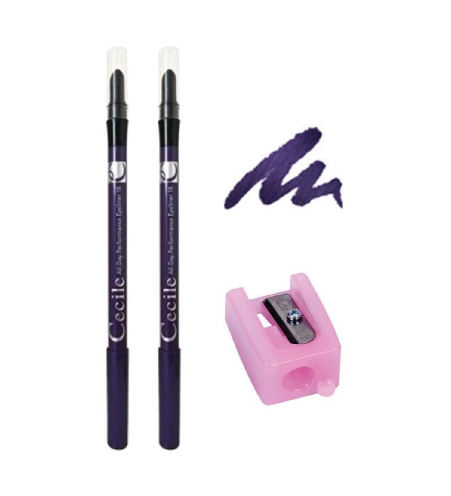 Cecile All Day 16-purple Eyeliner Set 3