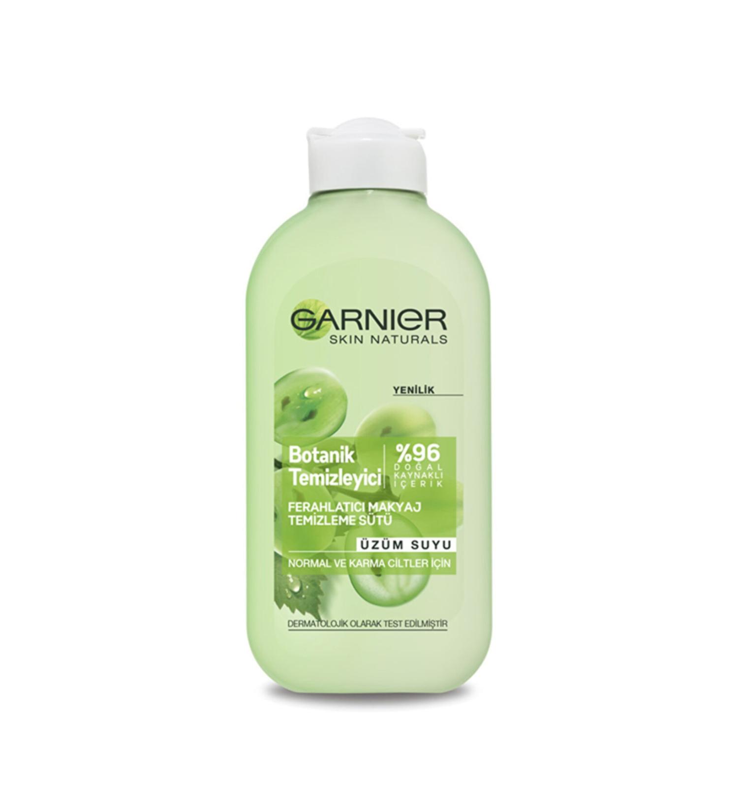 Garnier Refreshing Botanical Make-Up Remover Grape Milk Normal Mixed 200 ml - Buy Online on GoSupps.com