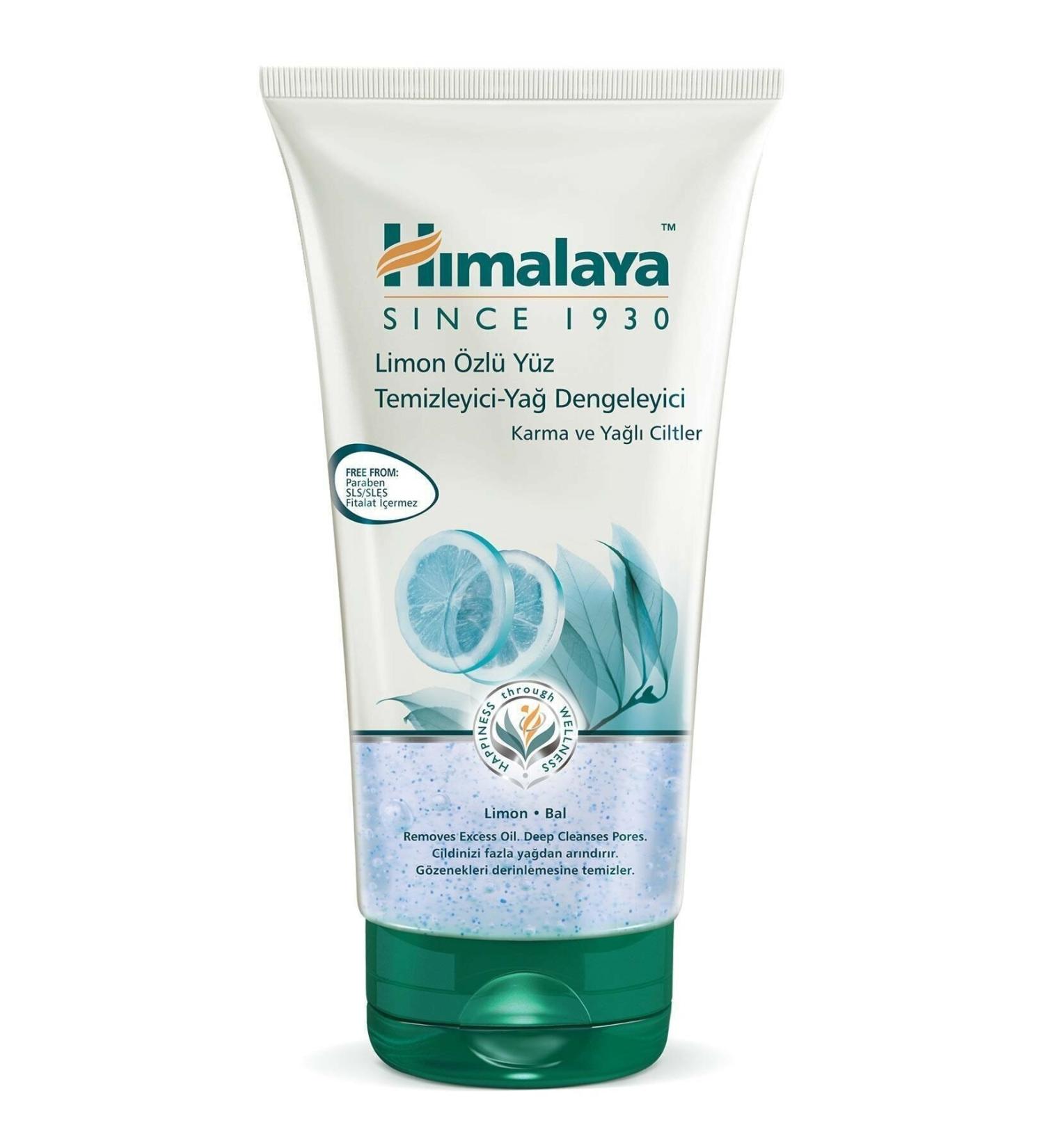 Himalaya Lemon Essence Facial Cleanser Oil Balancing Gel 150 Ml Lemon Essence
